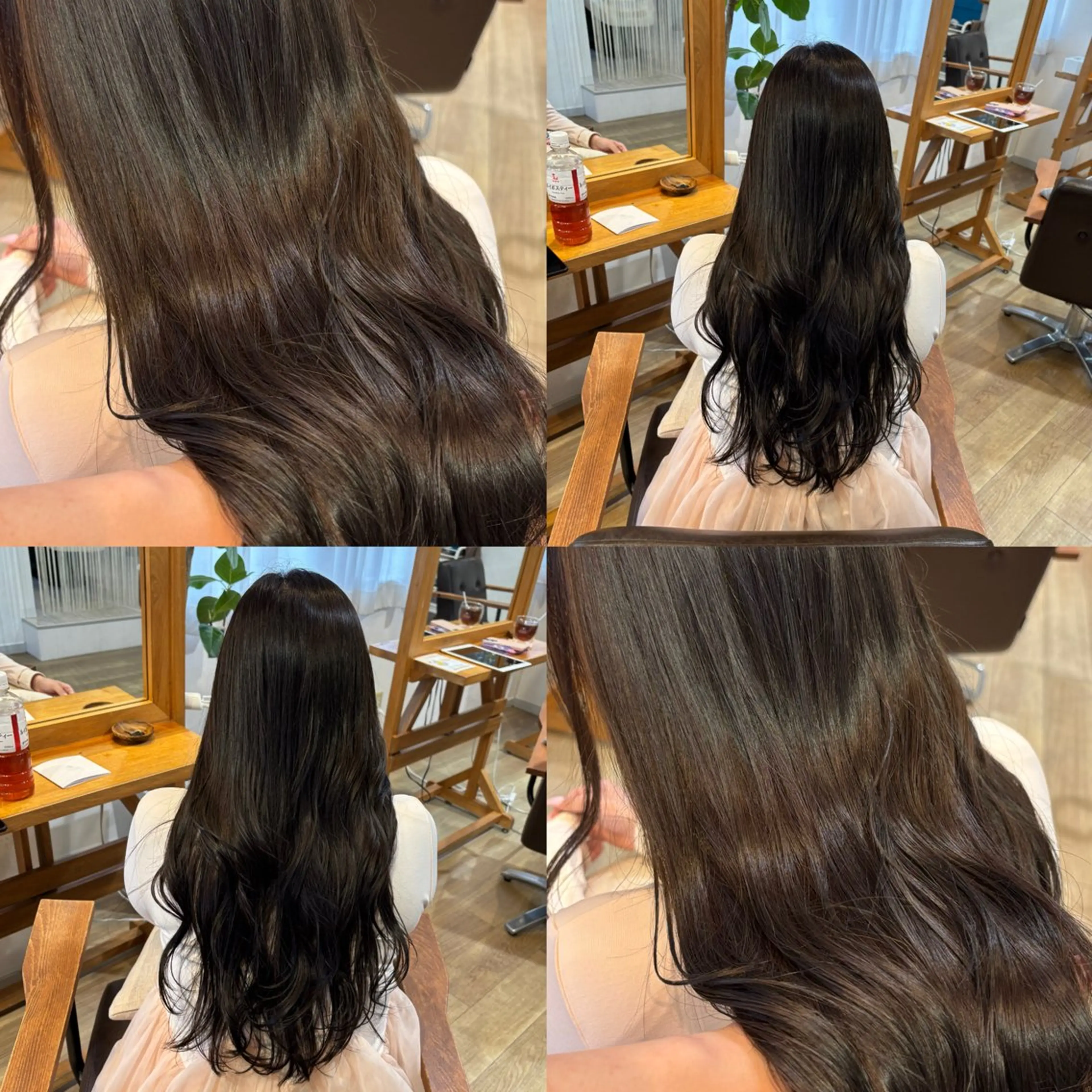 ロング カラー アッシュ ベージュカラー 透明感カラー ヘアカラー トリートメント ヘッドスパ RINNO🌷艶髪/ 透明感&艶カラーのヘアスタイル