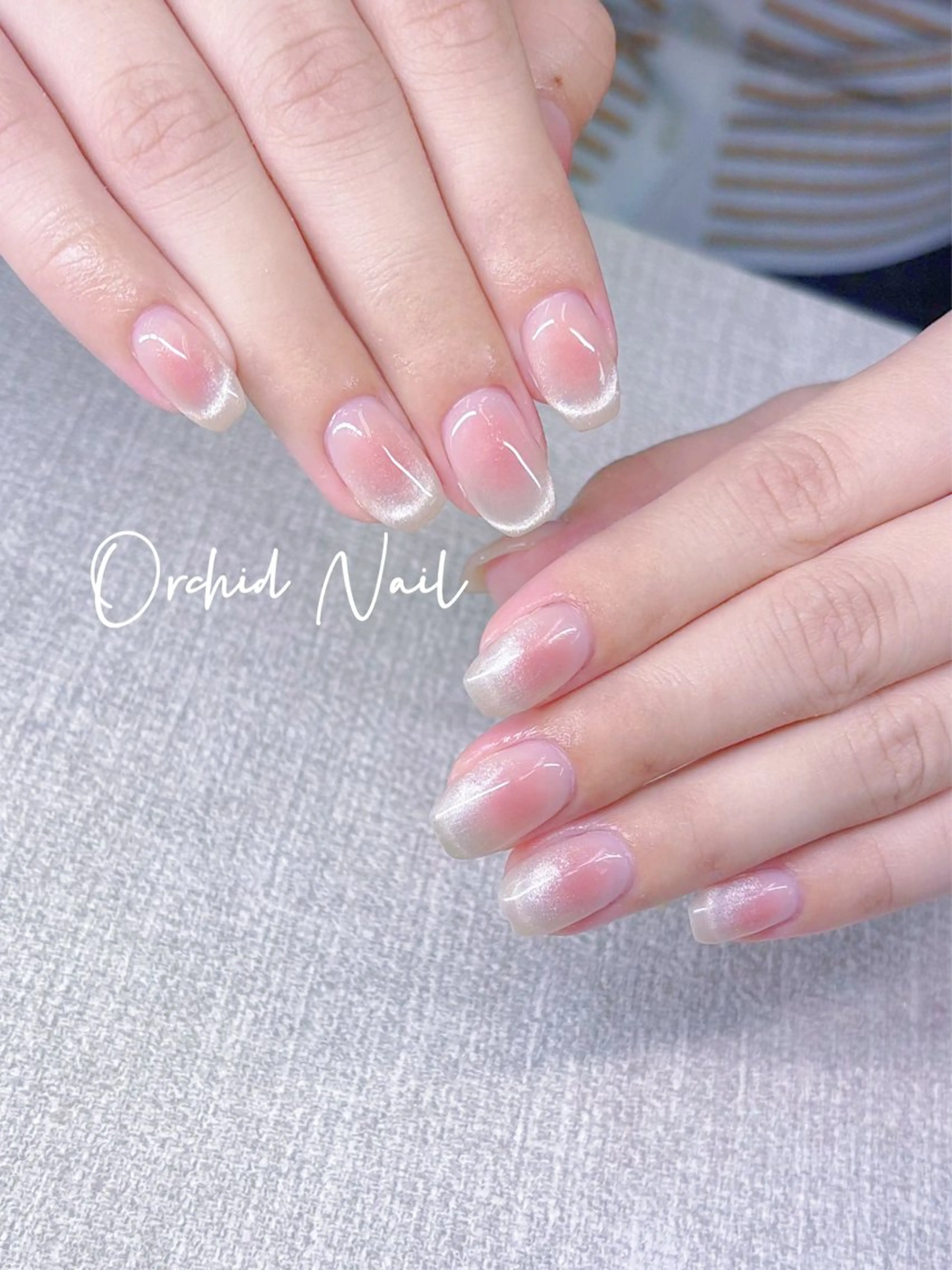 ネイル チークネイル マグネットネイル ハンドネイル Orchid Nailのネイルデザイン