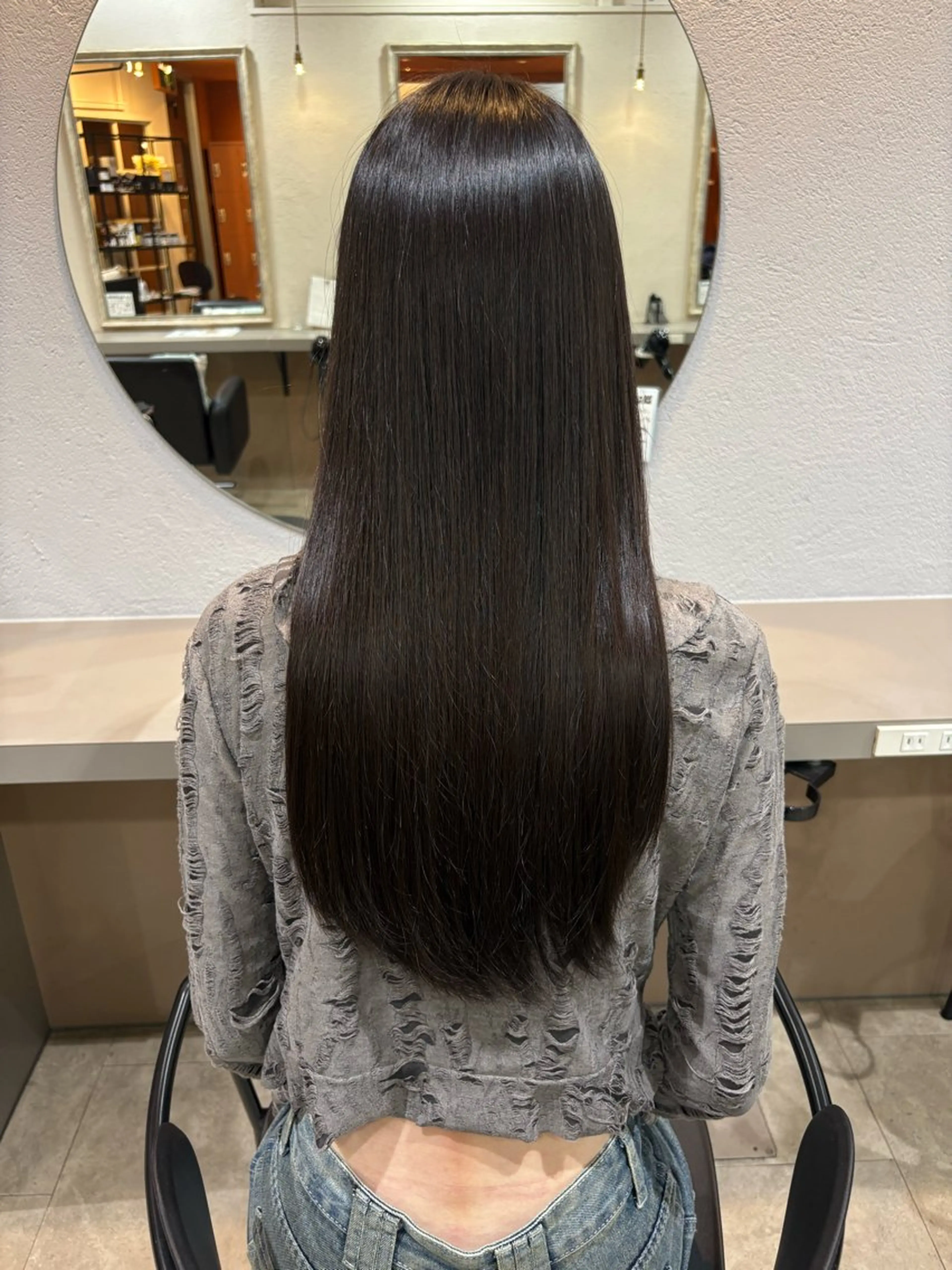 ロング ヘアカラー 縮毛矯正 ケイナ/ 髪質改善🍀のヘアスタイル