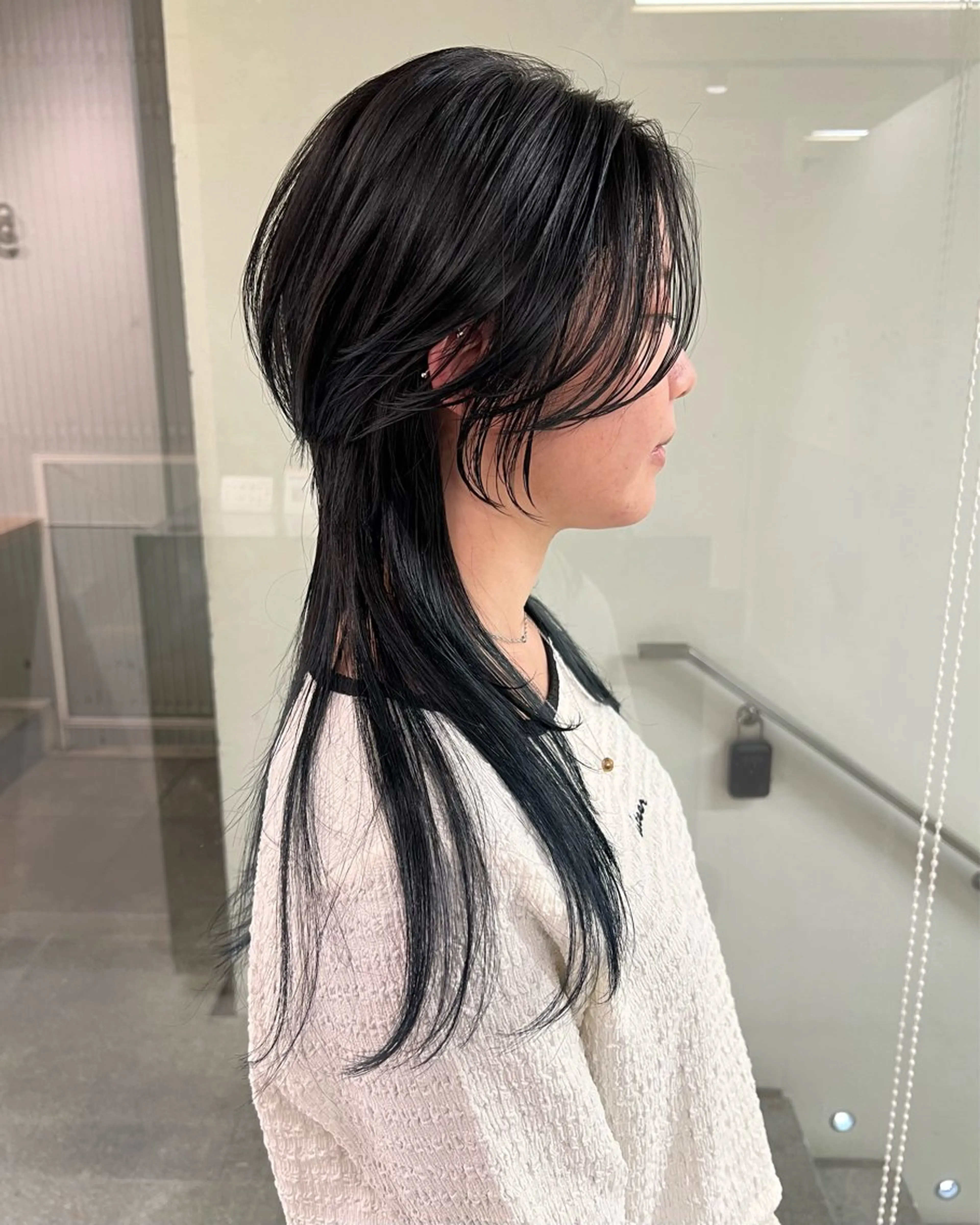 ロング レイヤーカット 小顔カット ウルフカット ウルフレイヤー TOMOYA/ ショート、レイヤーのヘアスタイル