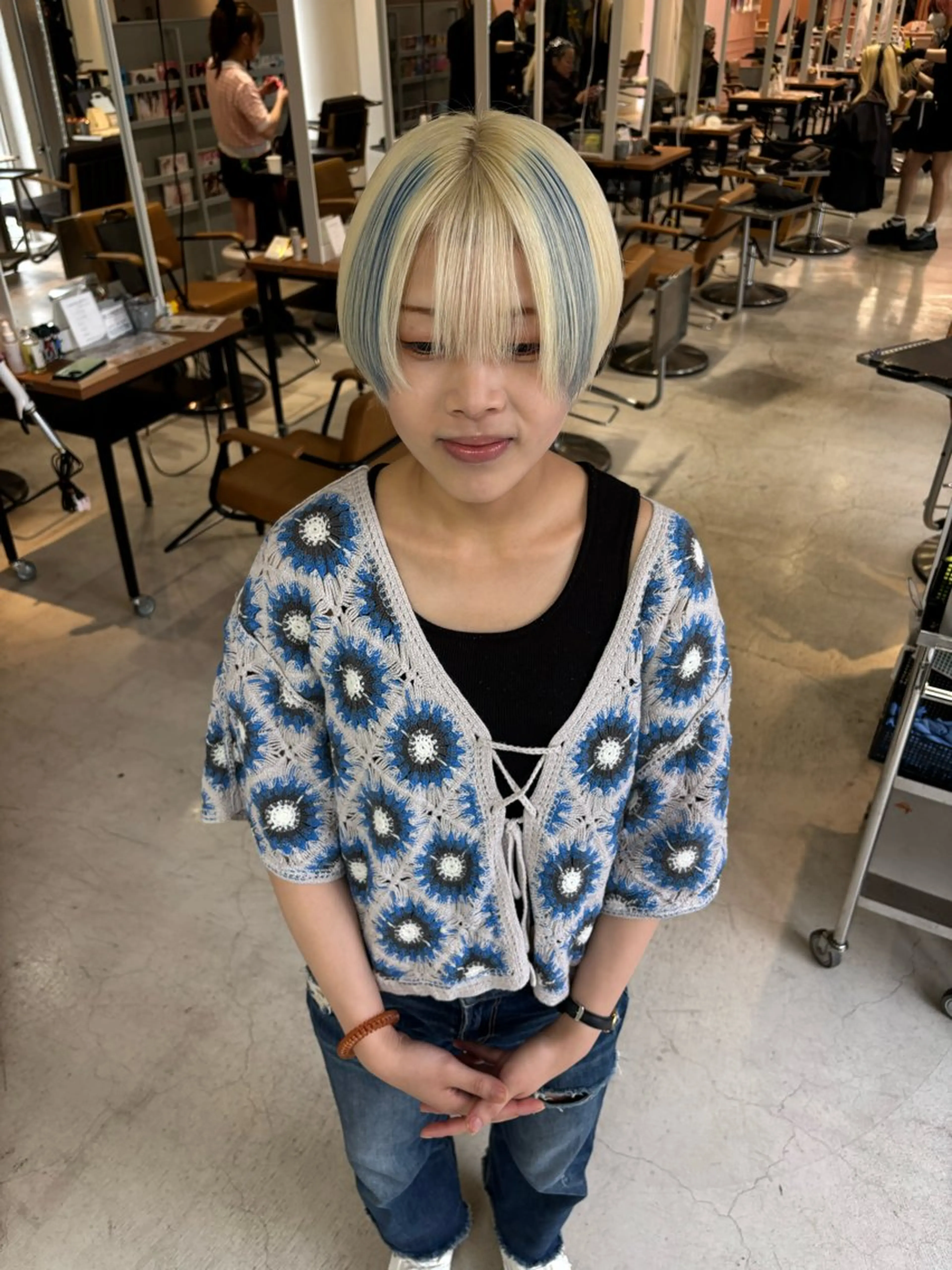 ショート カラー ヘアカラー トリートメント 元地雷系美容師🫶 RYUSEI🐈‍⬛のヘアスタイル