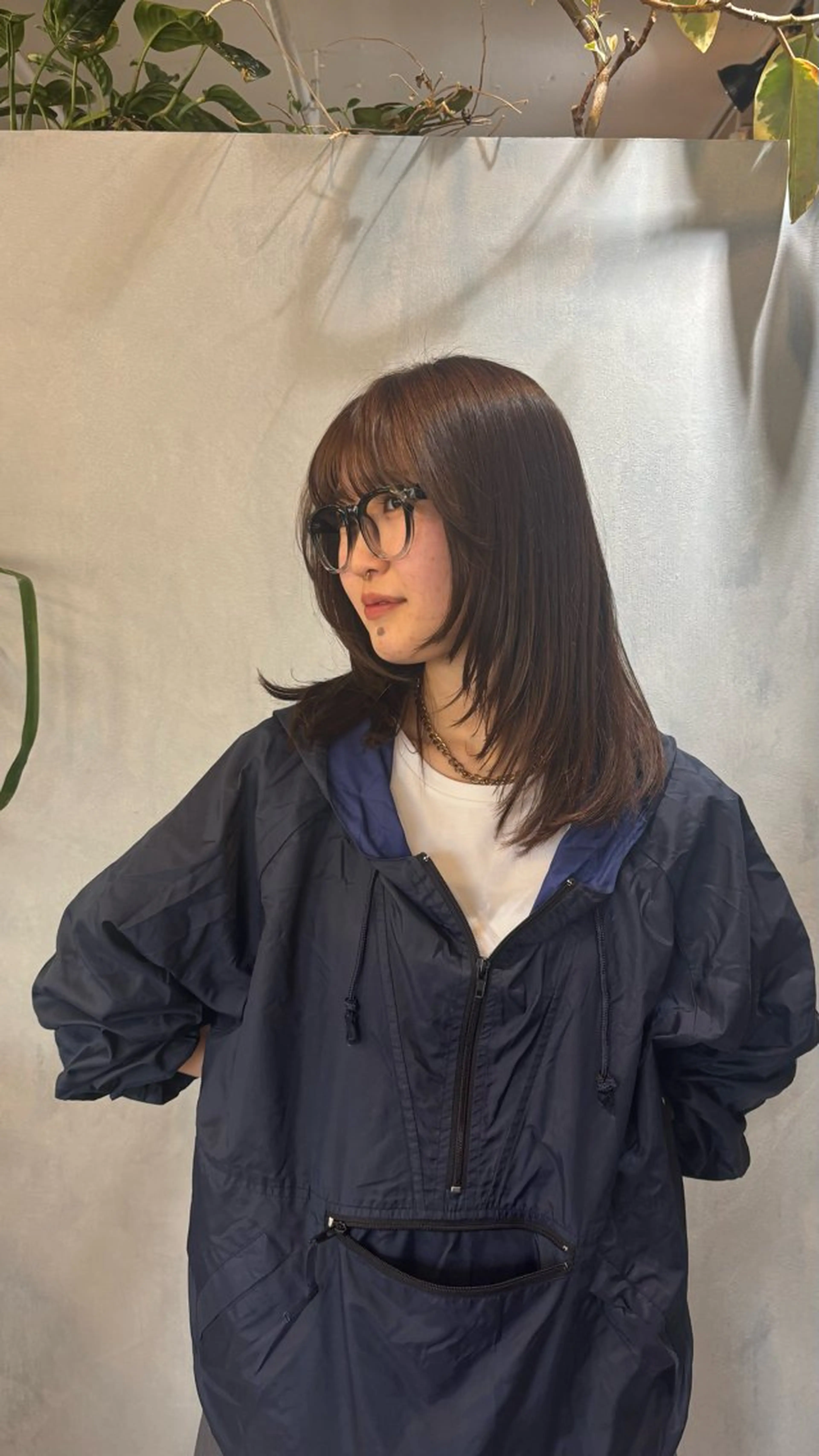 ミディアム 夜久 来実のヘアスタイル