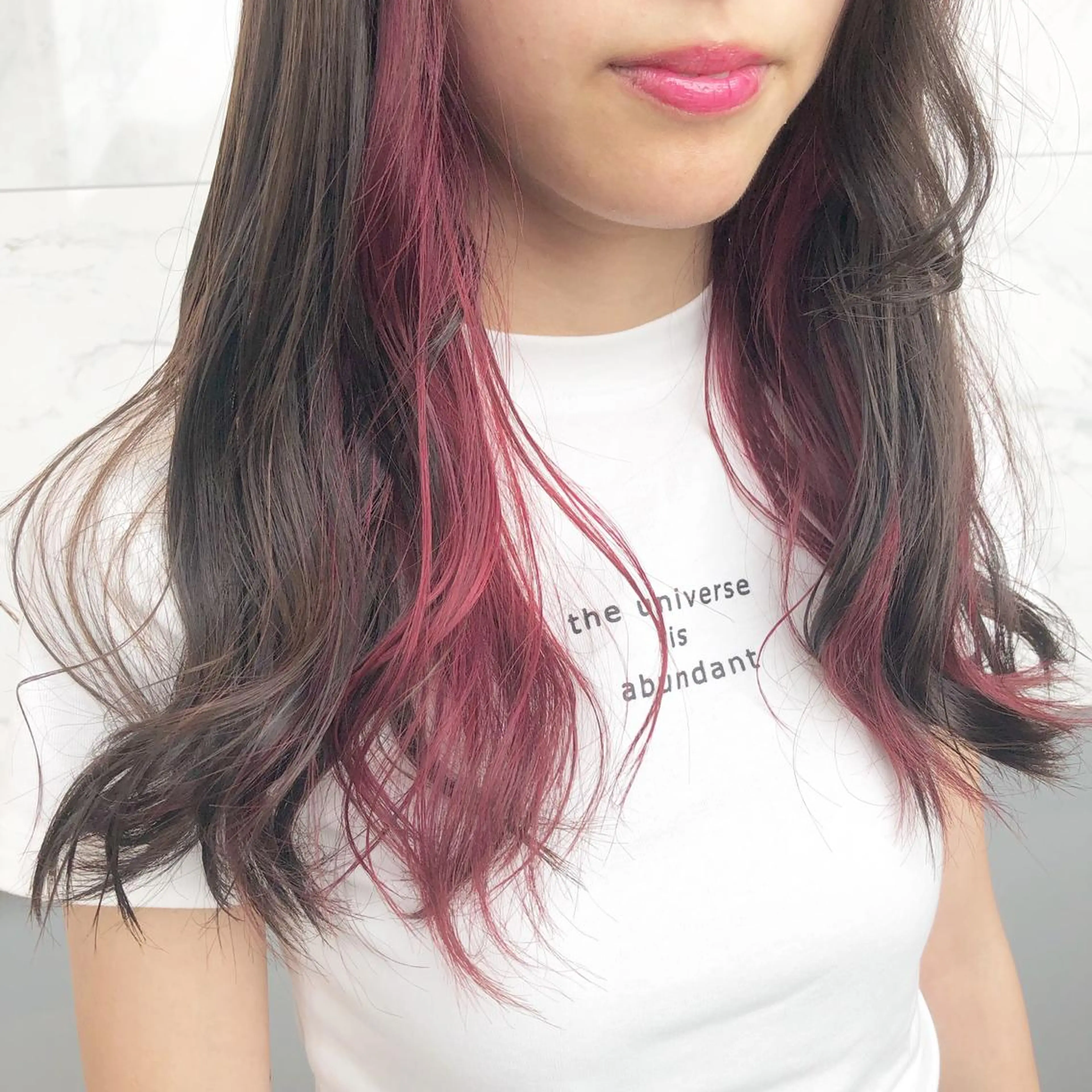 ロング カラー ヘアアレンジ yoshino yukoのマツエク・マツパデザイン