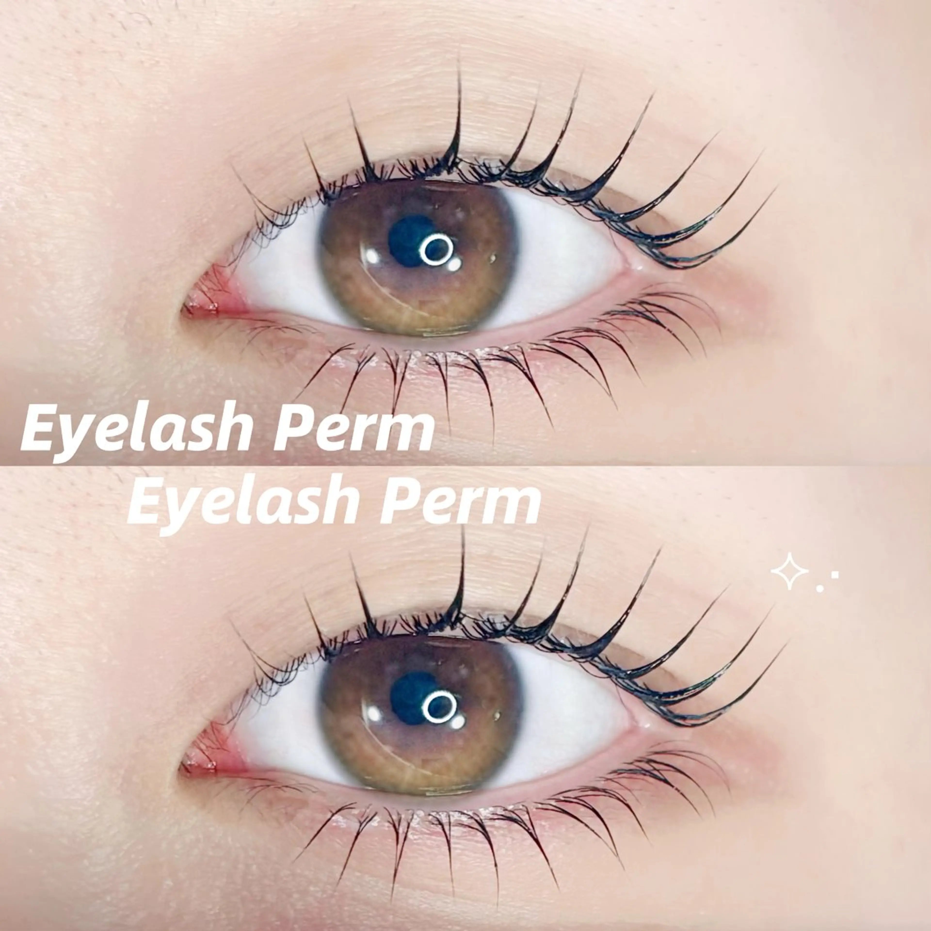 【上】似合わせまつげパーマ¥6,600＋美容液コーティング付き⭐️上下まつげパーマに変更可能🉑の写真