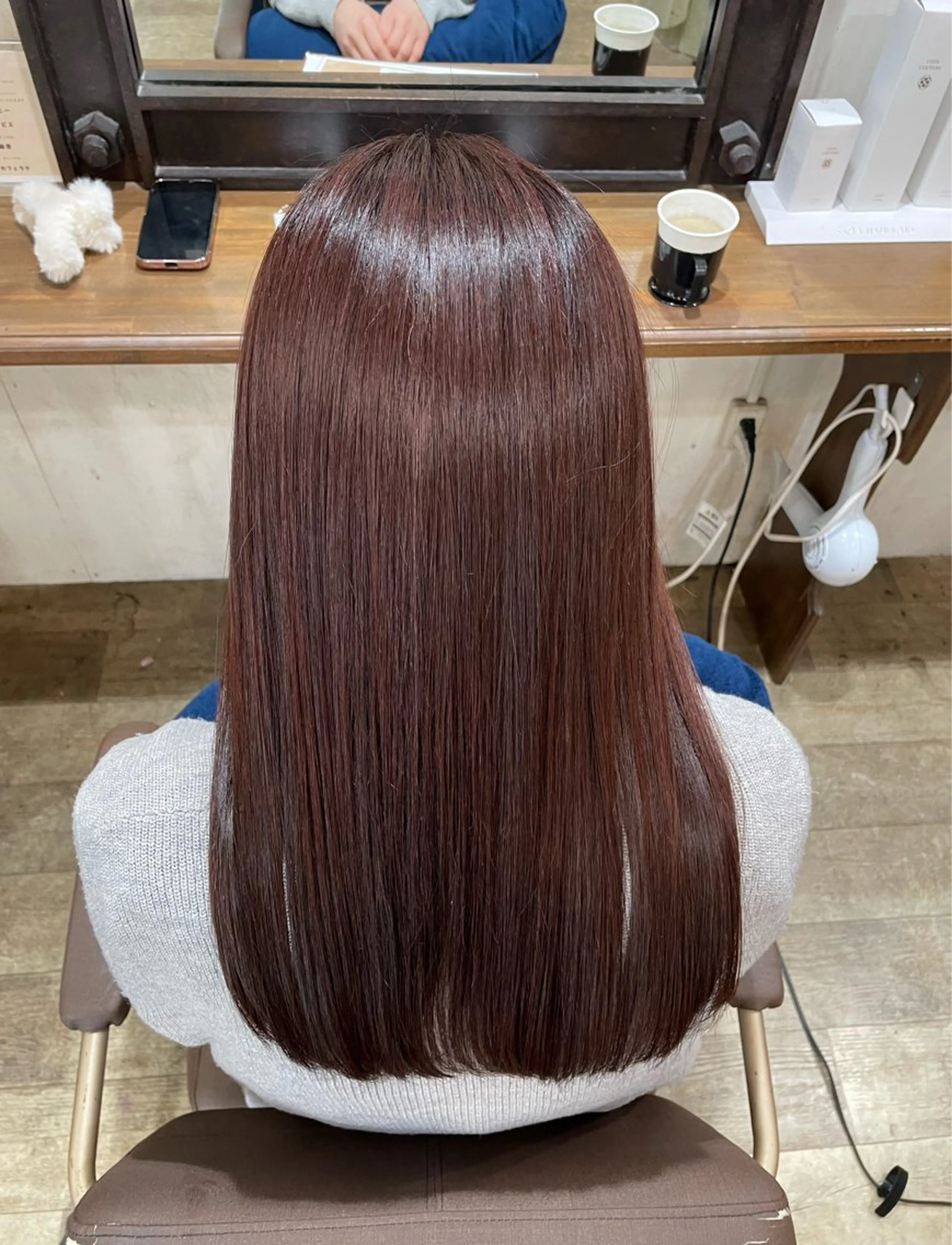 ロング ピンクブラウン ヘアカラー RICCA HAIR所属・🫧Kaori 🫧のヘアスタイル