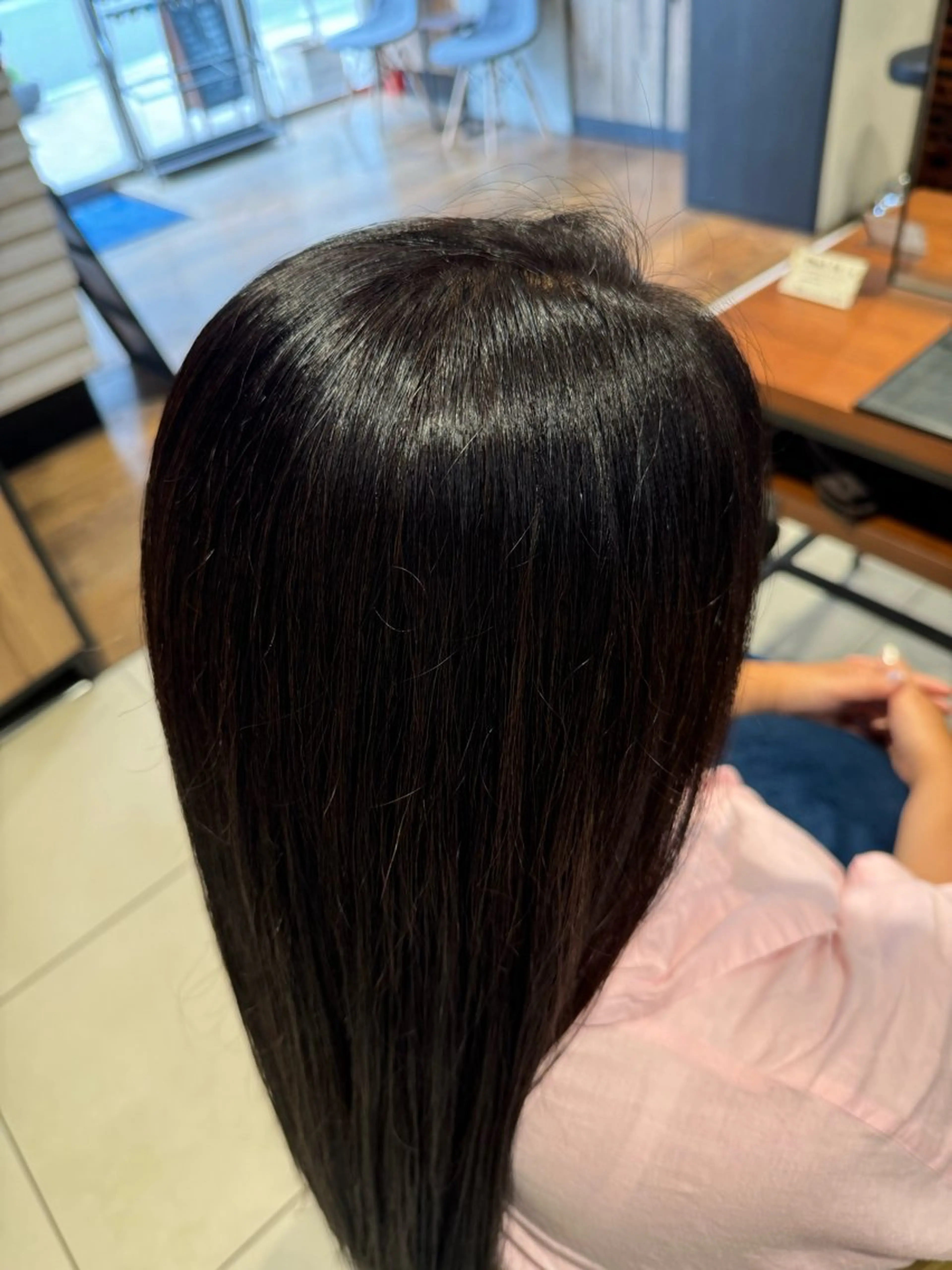 カラー ヘアカラー 艶カラー 梨菜💜のヘアスタイル