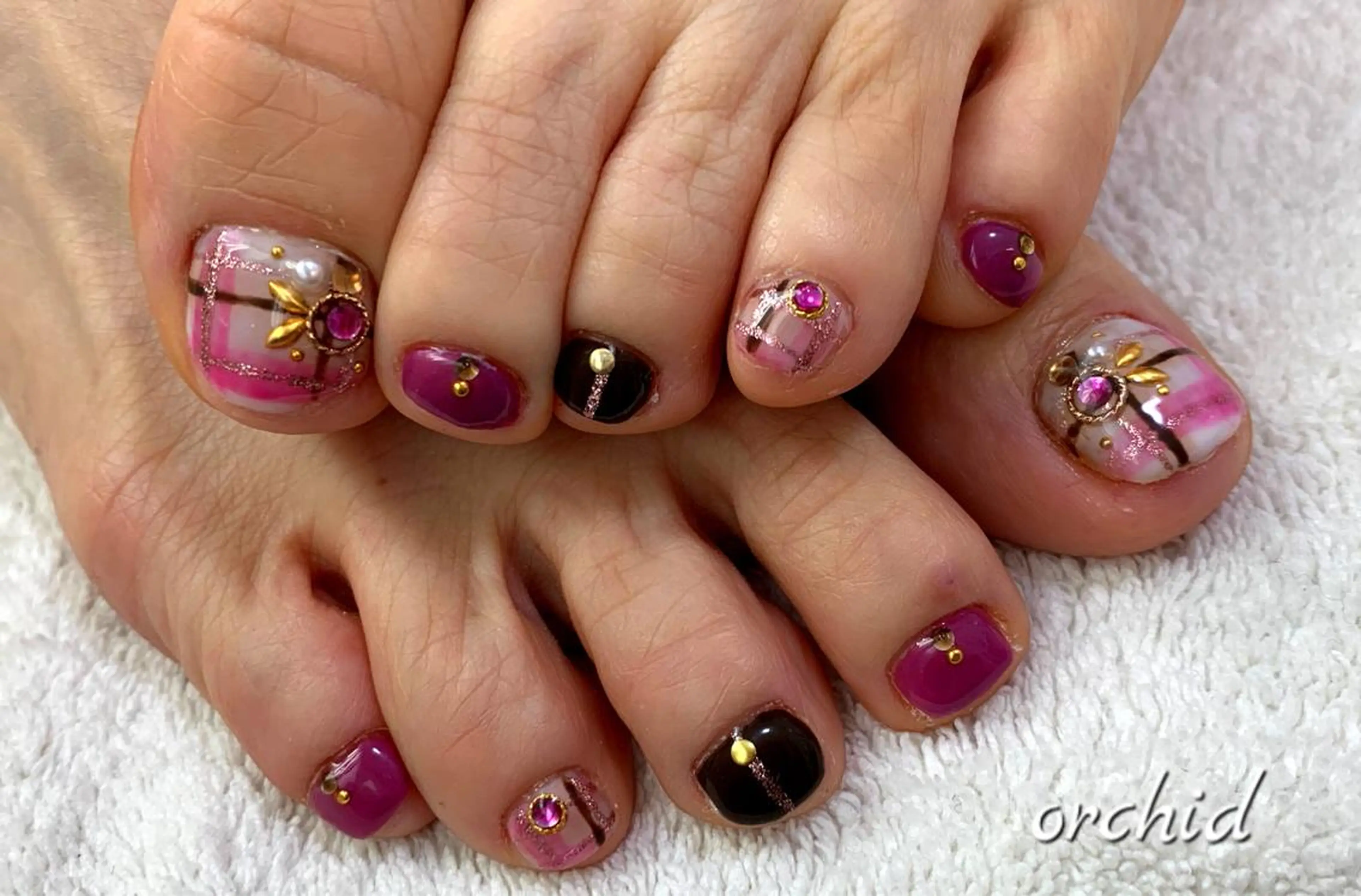 ネイル orchid ♡オーキッドのネイルデザイン