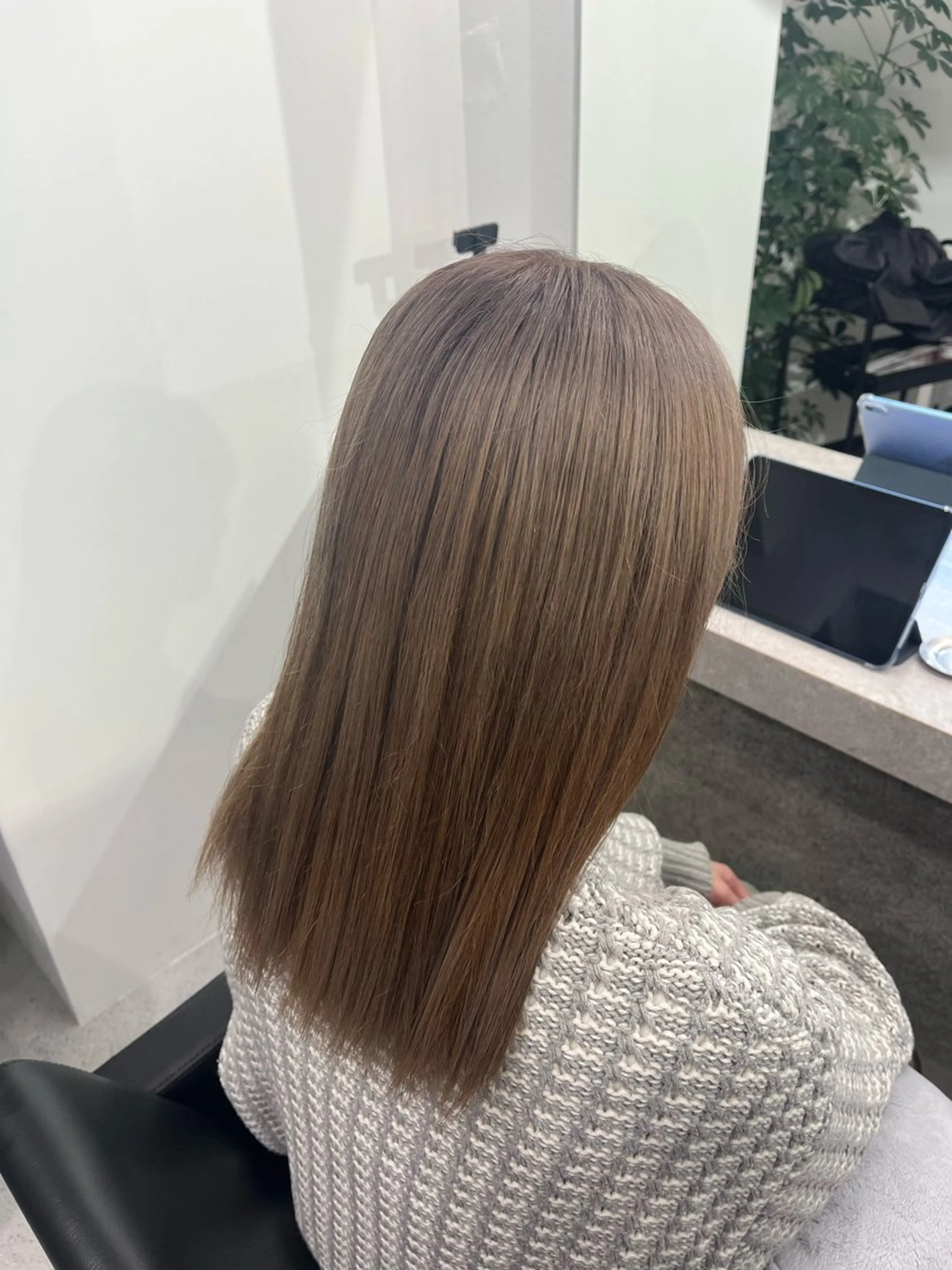 セミロング カラー ベージュカラー カットモデル無料✨ 募集中✂️みなみ♥️のヘアスタイル