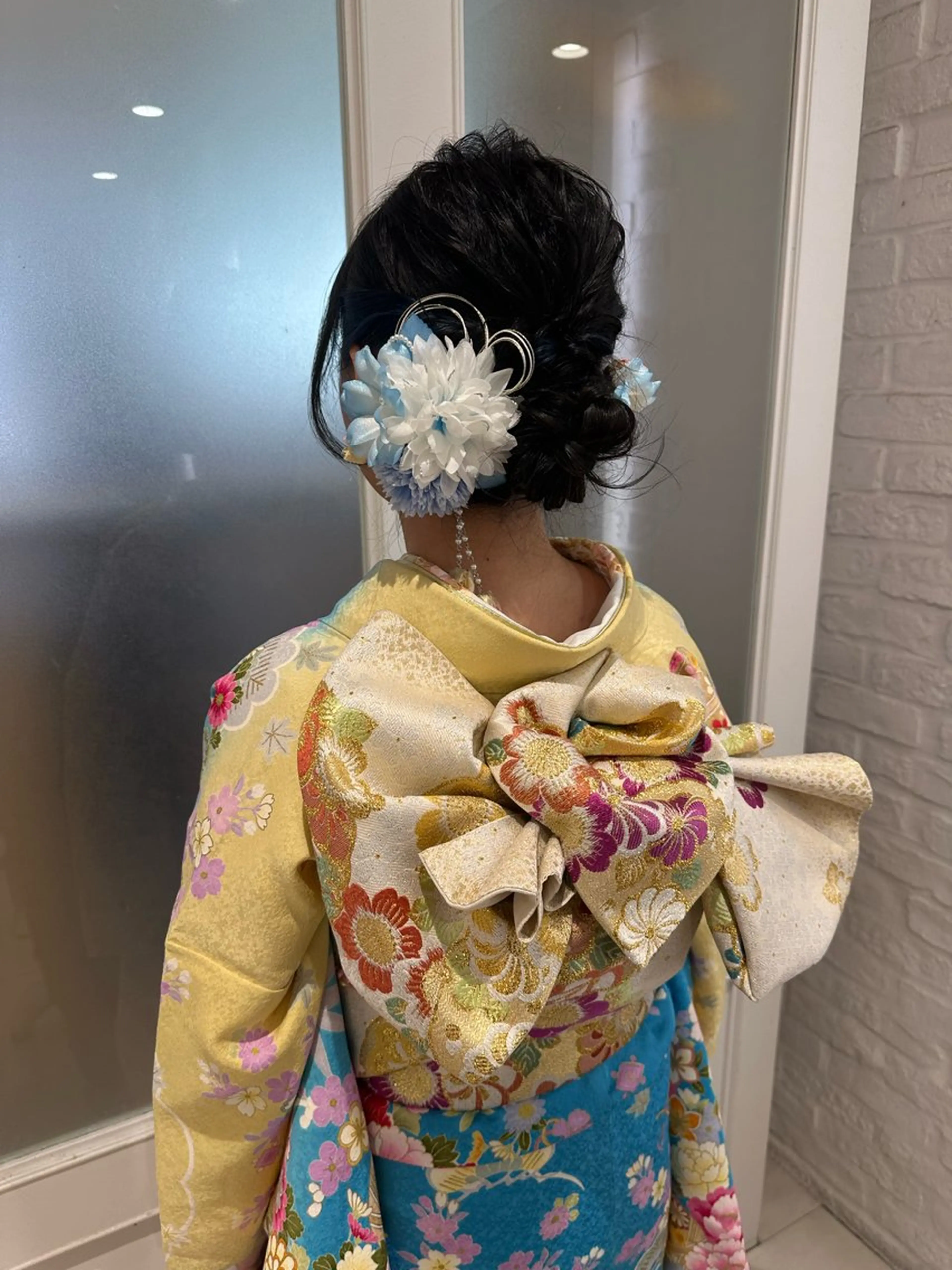 ヘアアレンジ 成人式 卒業式のヘアスタイル ヘアセット 山下恋佳/矢場町/ ブリーチ/ショートのヘアスタイル