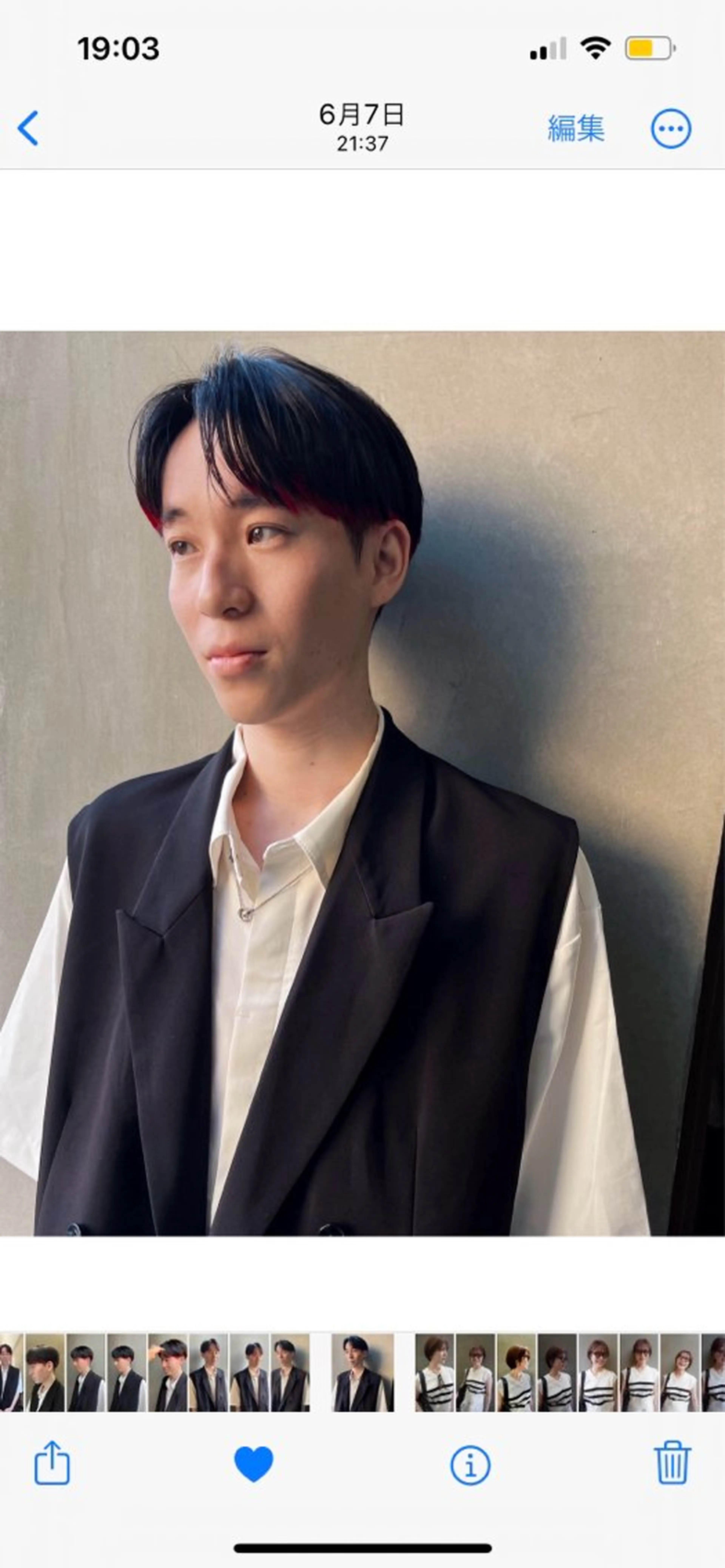 ショート メンズ メンズハイトーン/栄 /イトウタケルのヘアスタイル