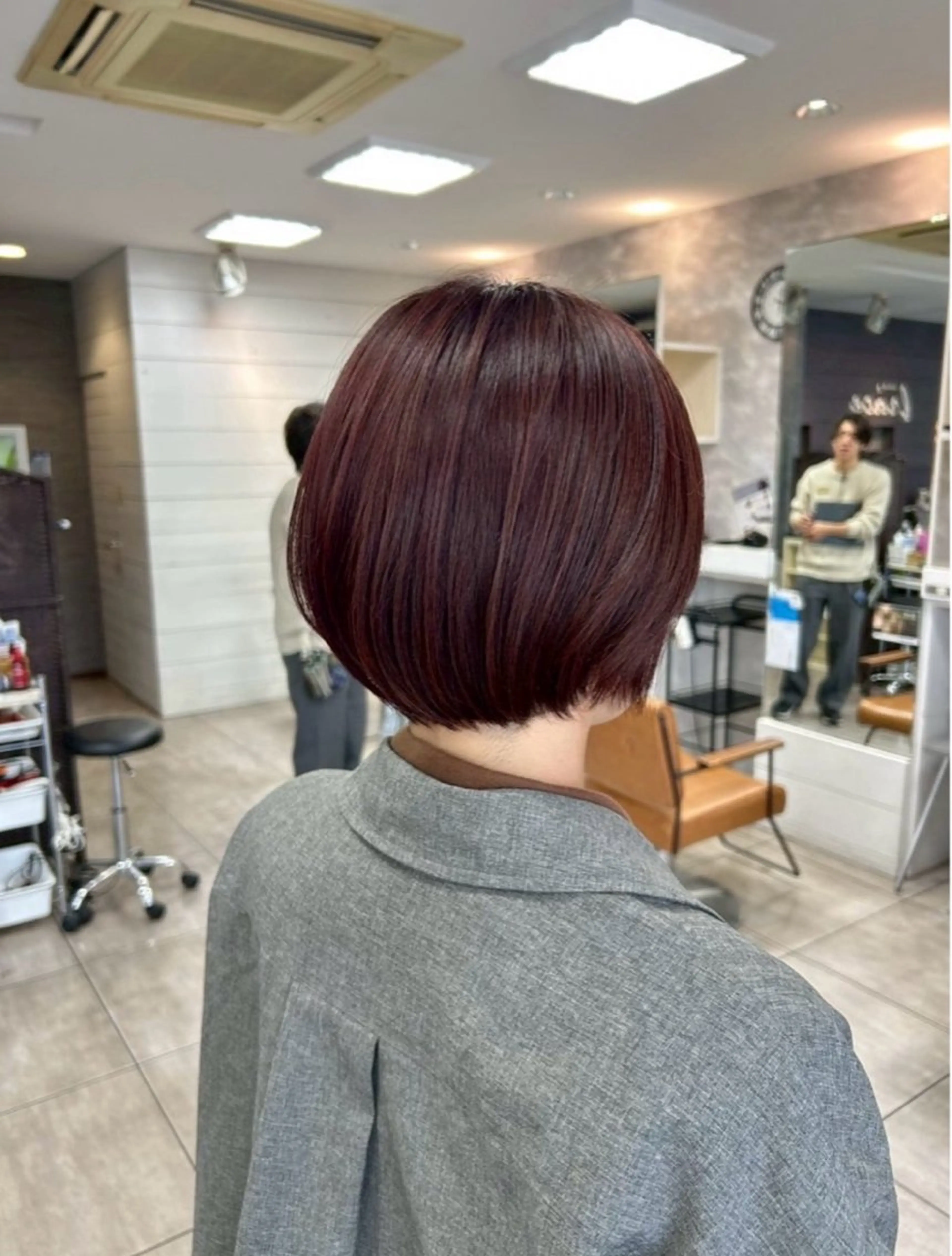 カラー ハイトーンカラー✨ 慶田玲和のヘアスタイル