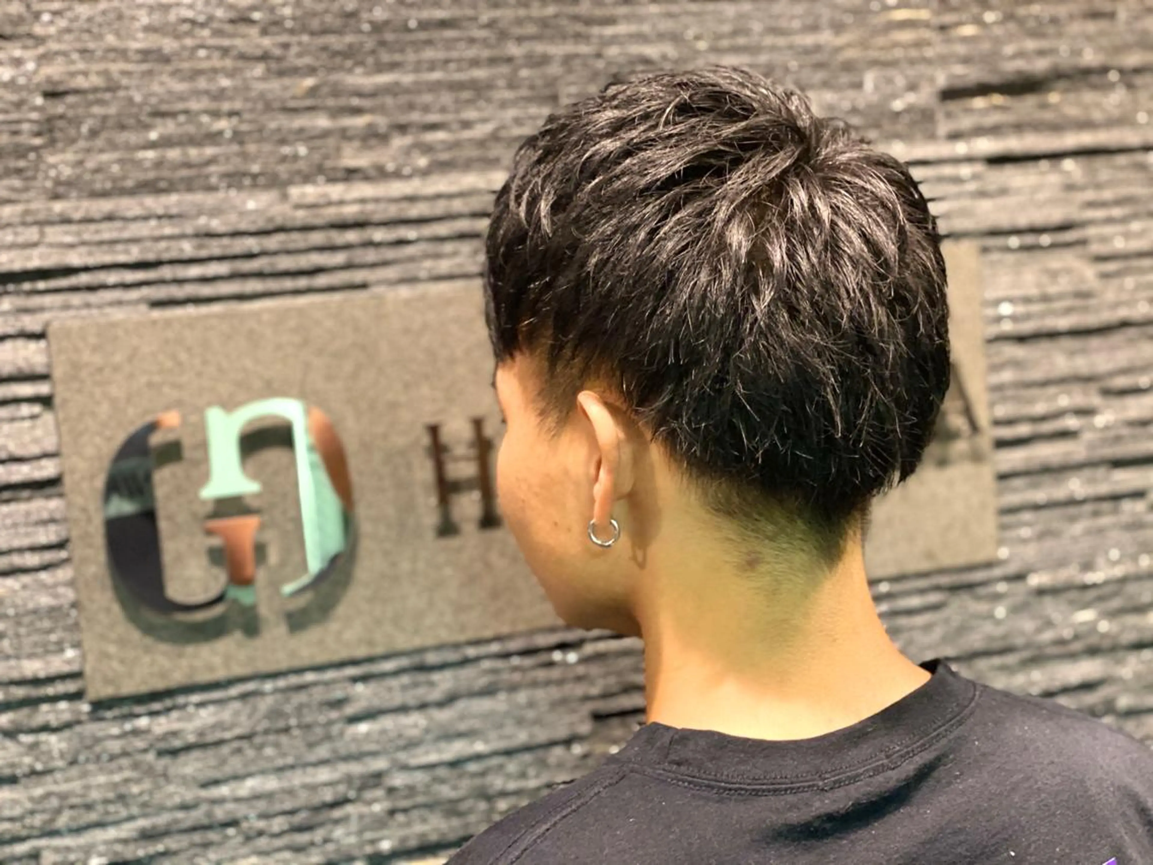 ミディアム メンズ HIRO GINZA 池袋東口店所属・林田 龍明のヘアスタイル