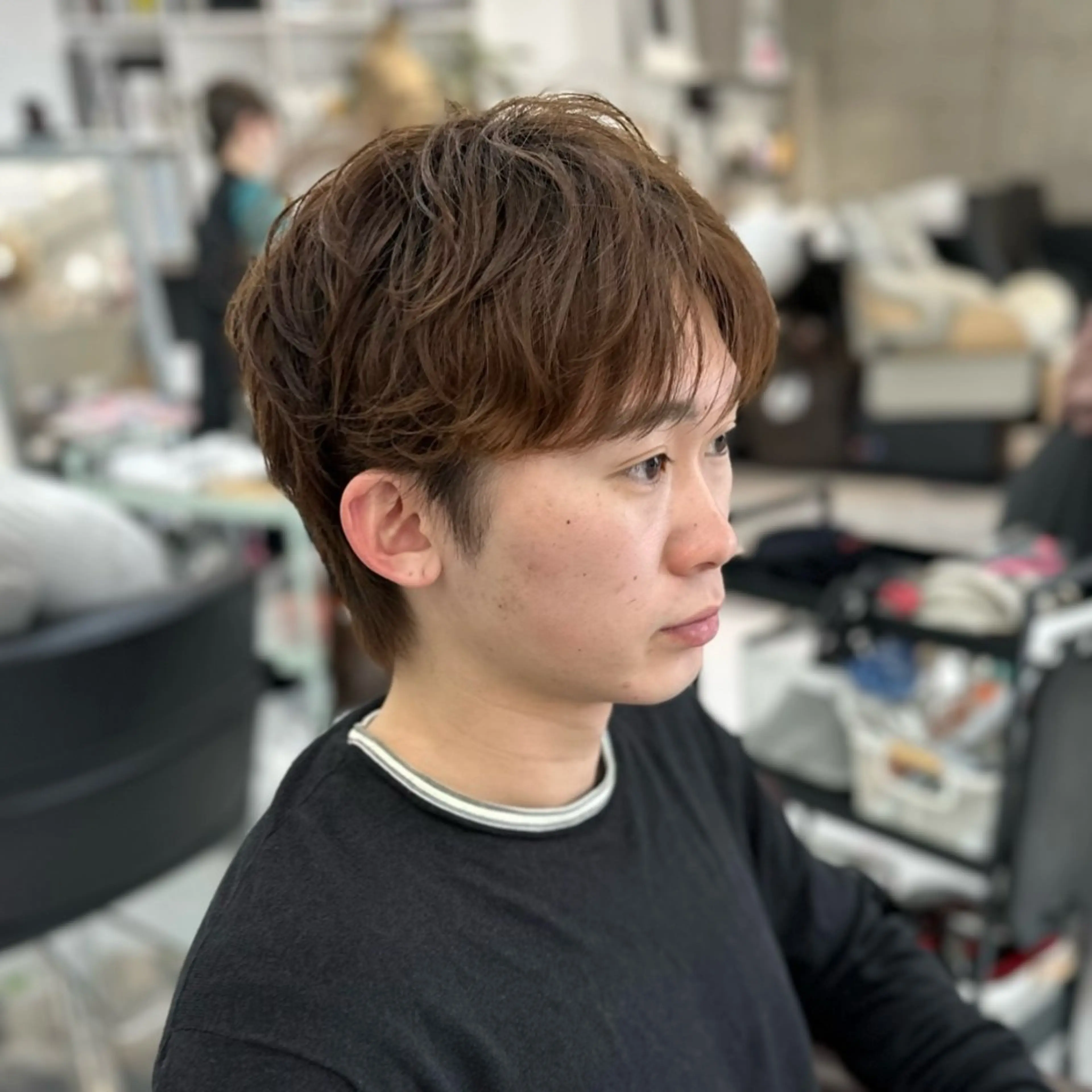 ご新規様🉐平日直前割‼️【メンズ】カット✂️ ➕ ワンカラー🌈➕トリートメントの写真