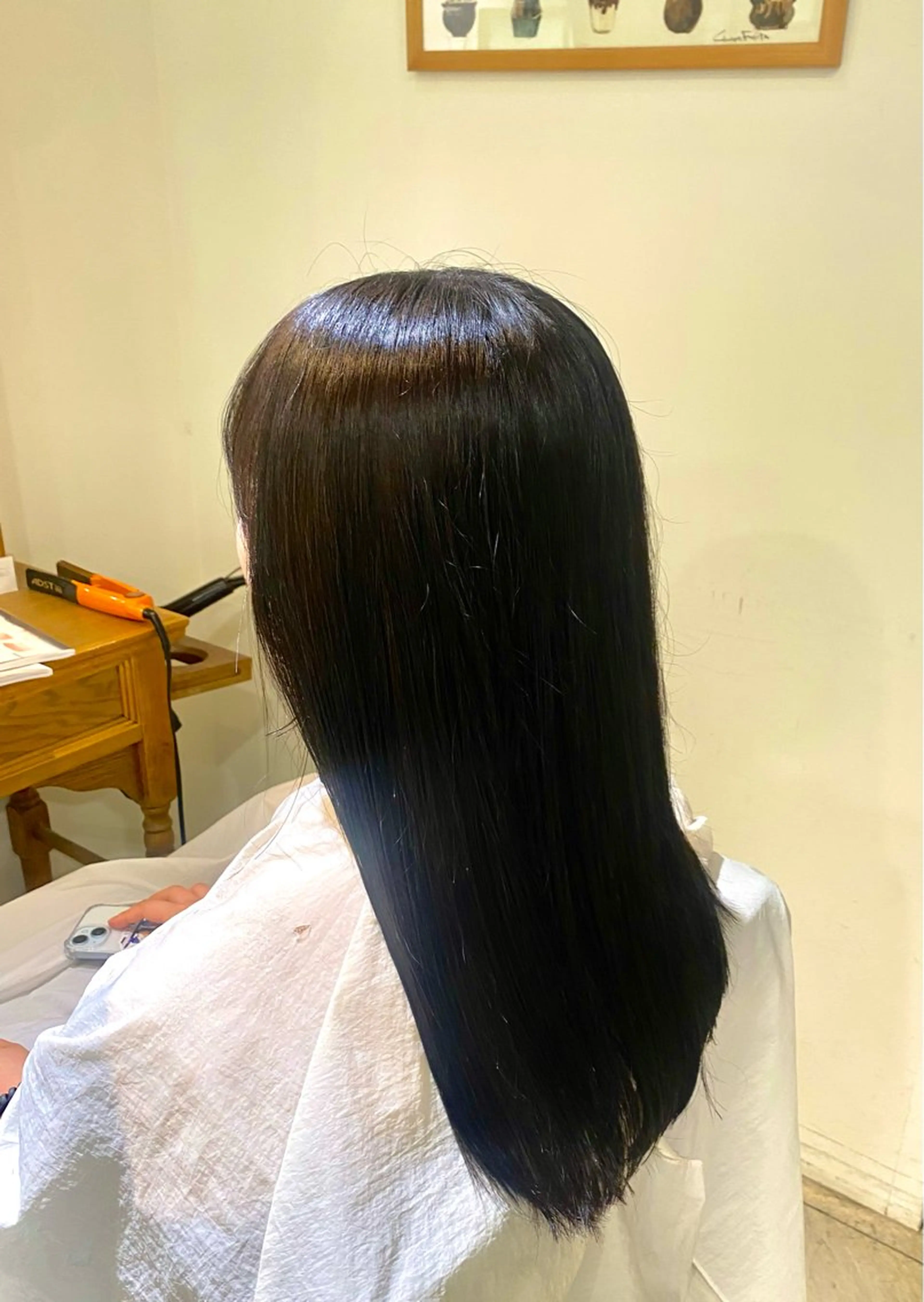 ロング ロング 縮毛矯正 LiC えりのヘアスタイル