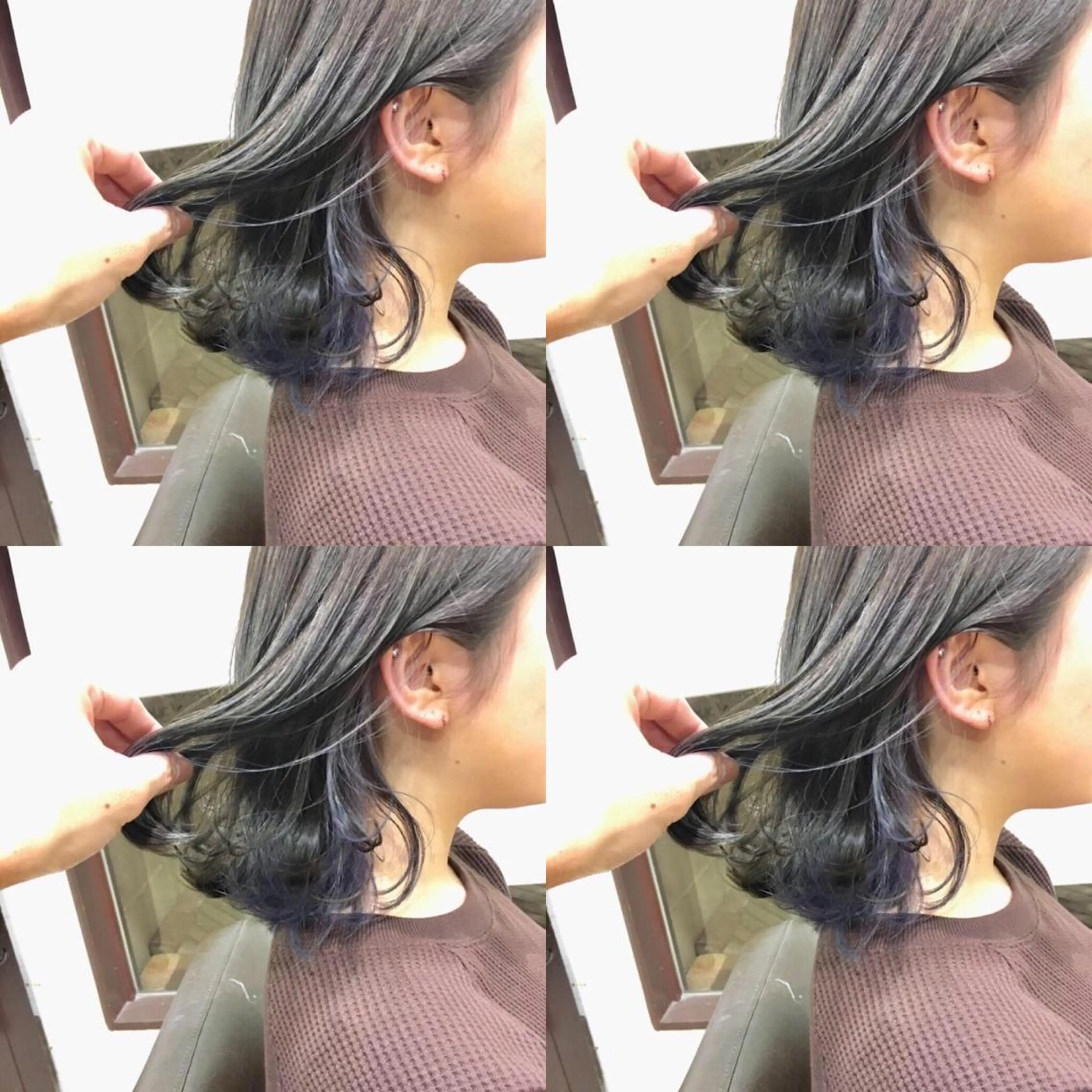 ミディアム カラー 北原 練のヘアスタイル
