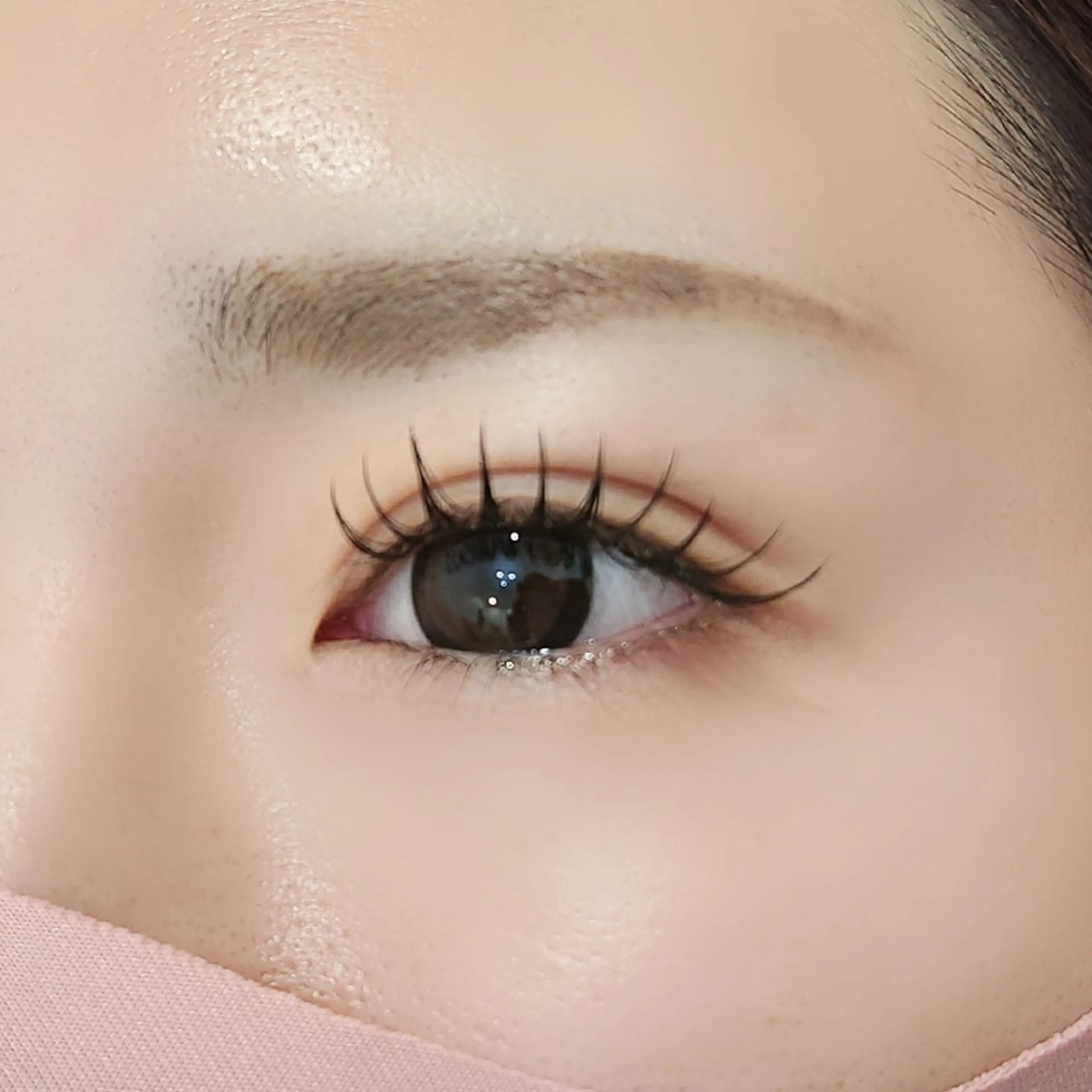 マツエク・マツパ Cカール フラットラッシュ Jカール 目尻長め マツエク Dorothyeye yuumiのマツエク・マツパデザイン