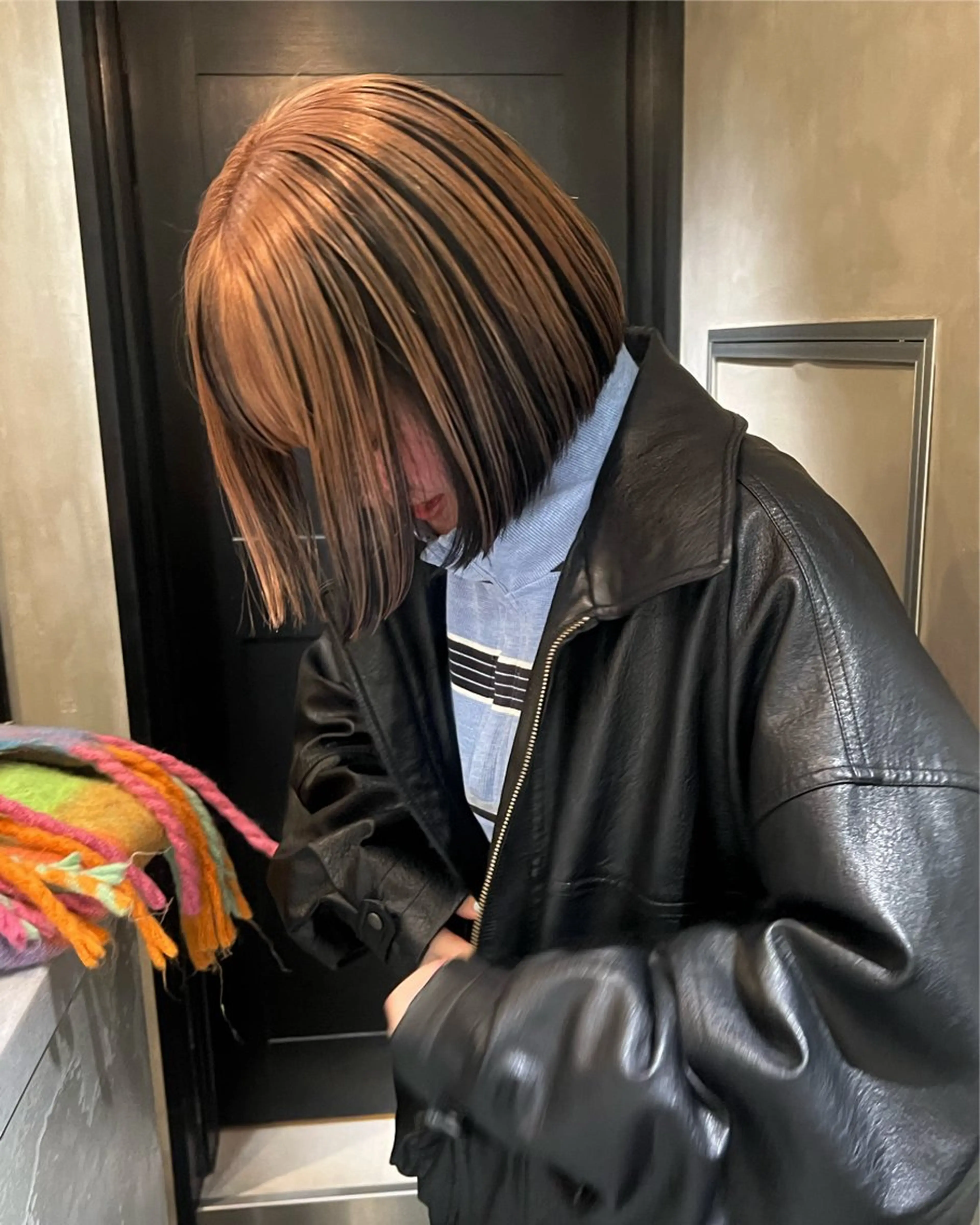 ショート カラー ヘアカラー トリートメント アンニュイヘア🪽 ayumiのヘアスタイル