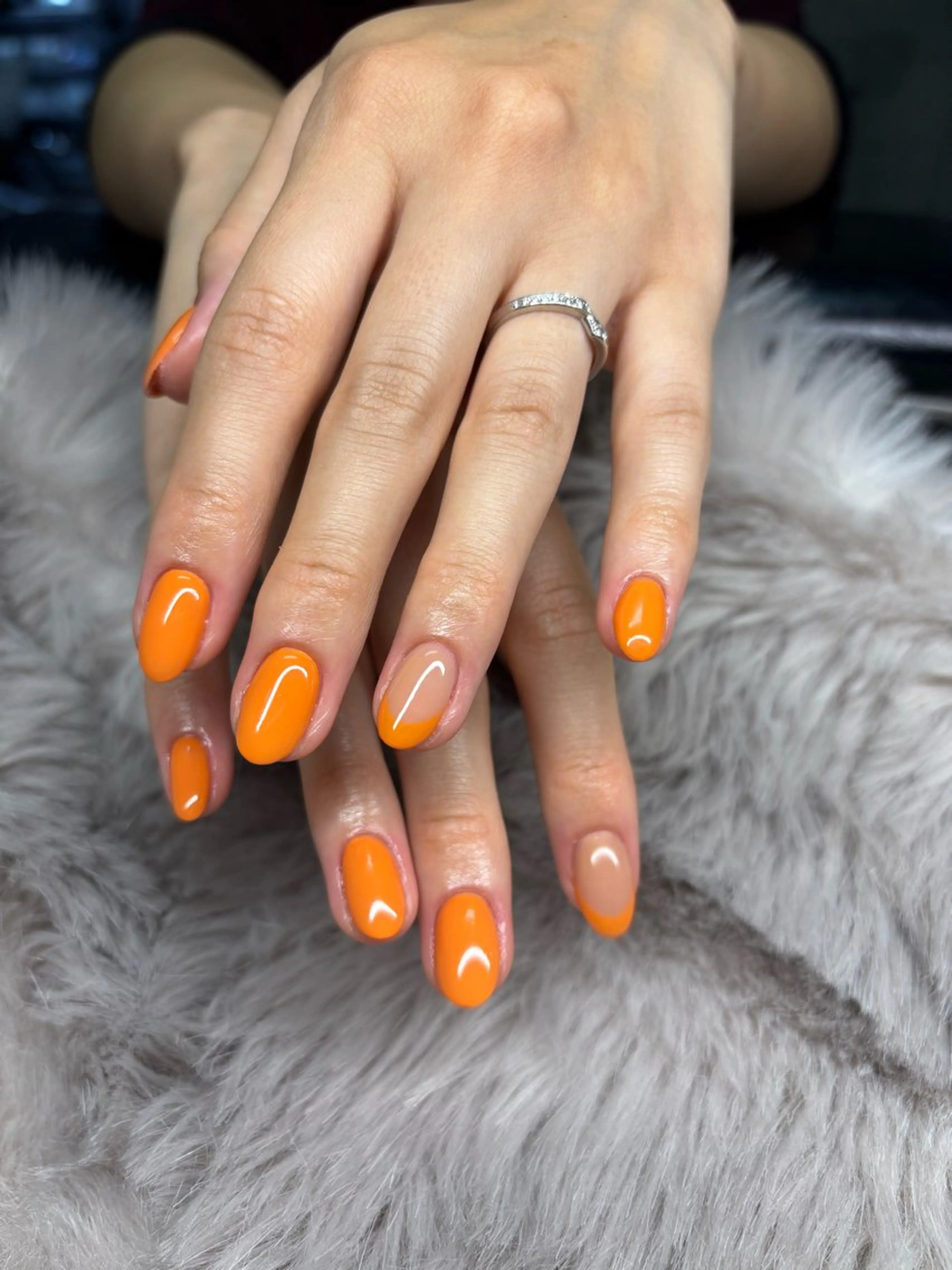 ネイル フレンチネイル HatsuuNail salonアリスのネイルデザイン