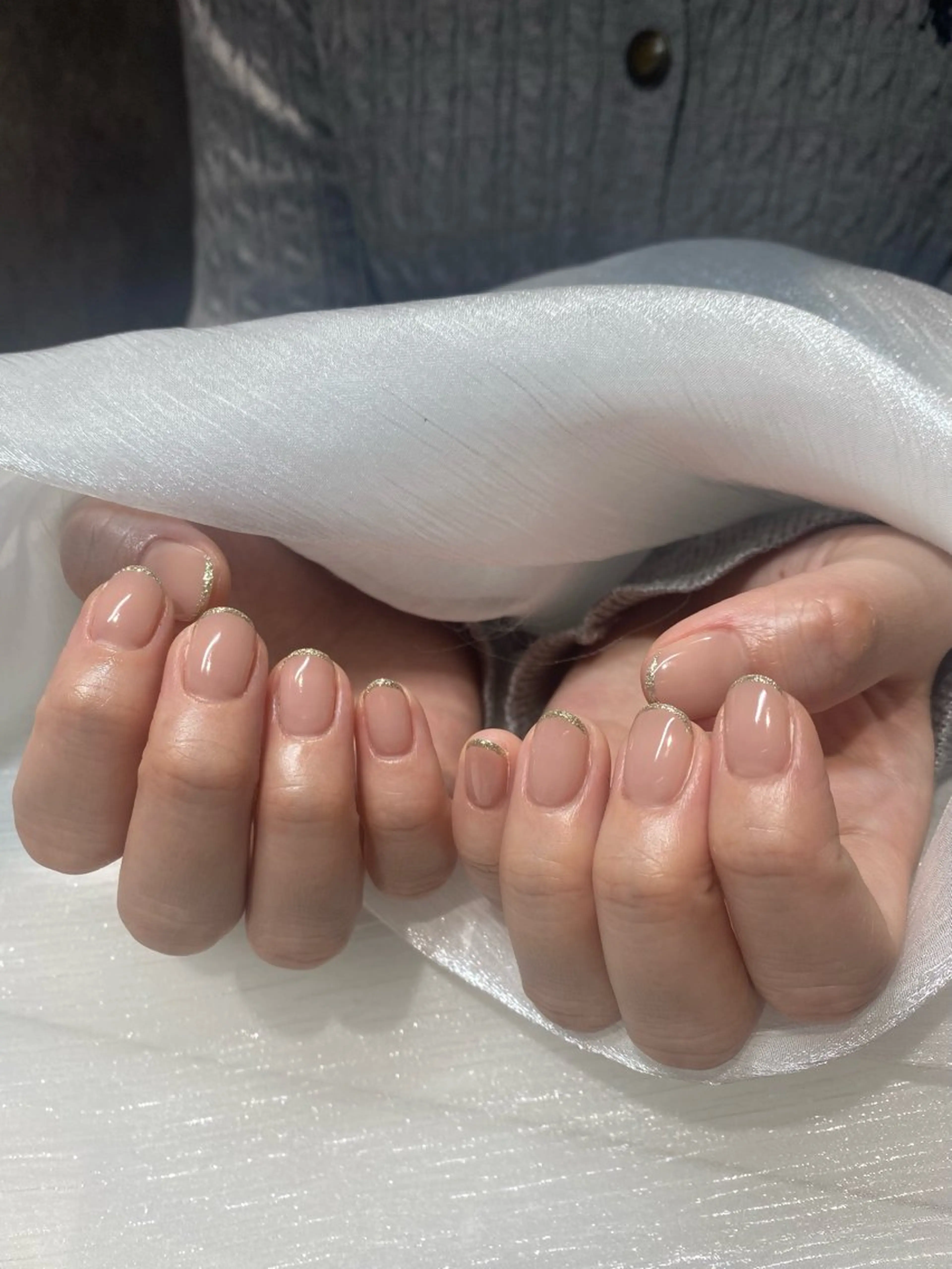 ネイル フレンチネイル ハンドネイル OAK ZUNのネイルデザイン