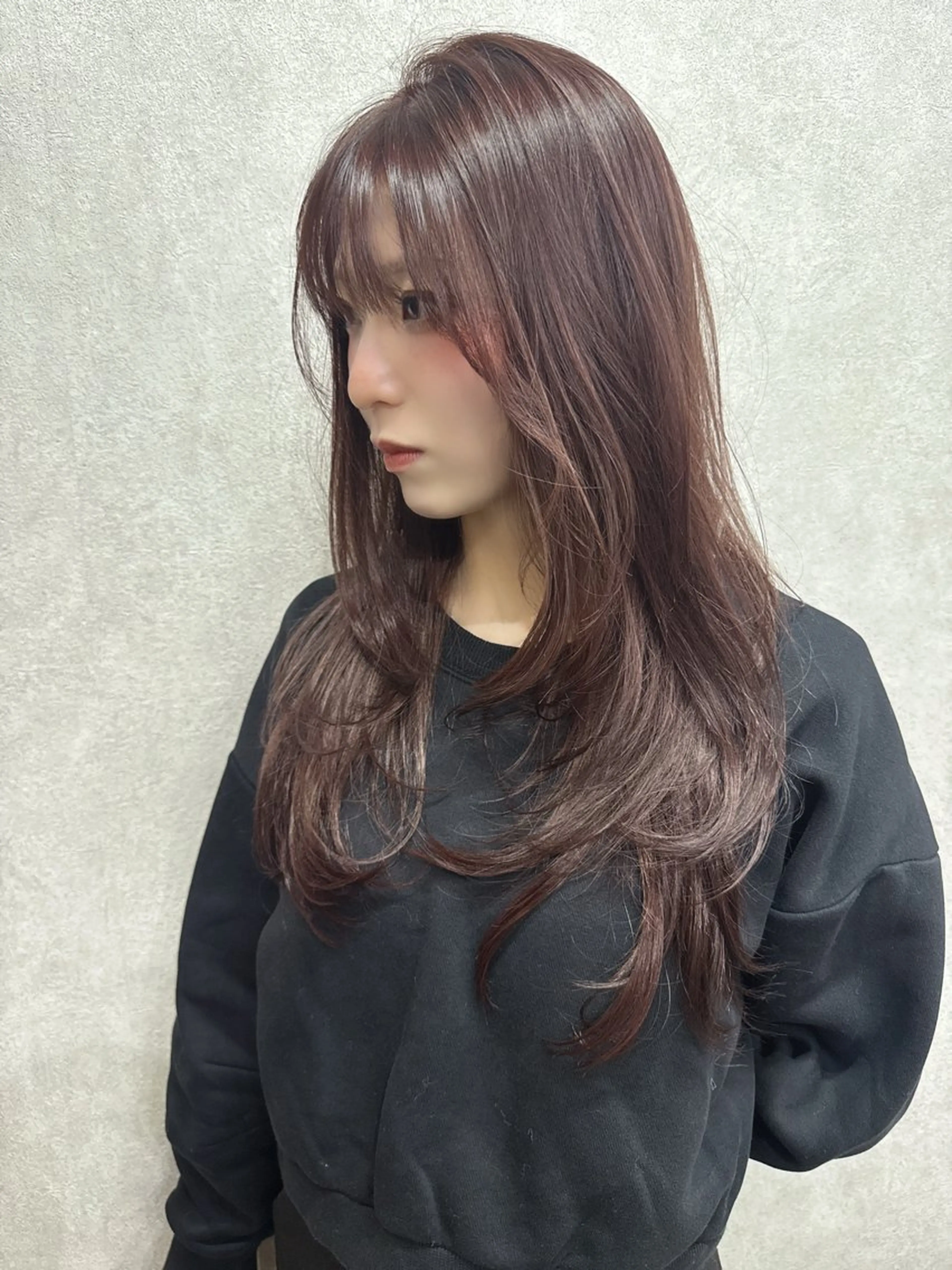 ロング カラー レイヤーカット AIRI layer cut hairのヘアスタイル