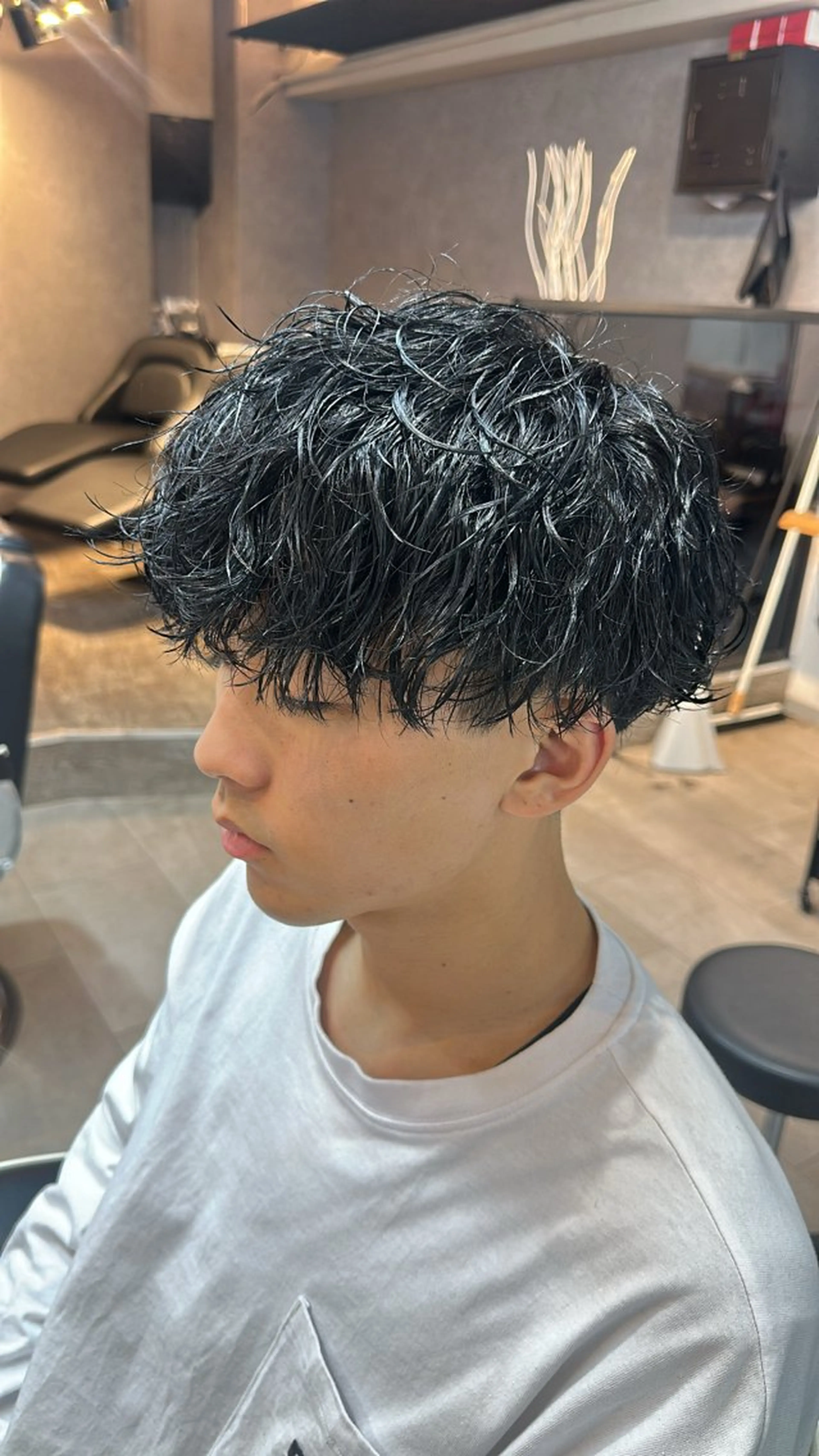 パーマ メンズ 🇺🇸大宮パーマ 波巻き/ツイスパのヘアスタイル