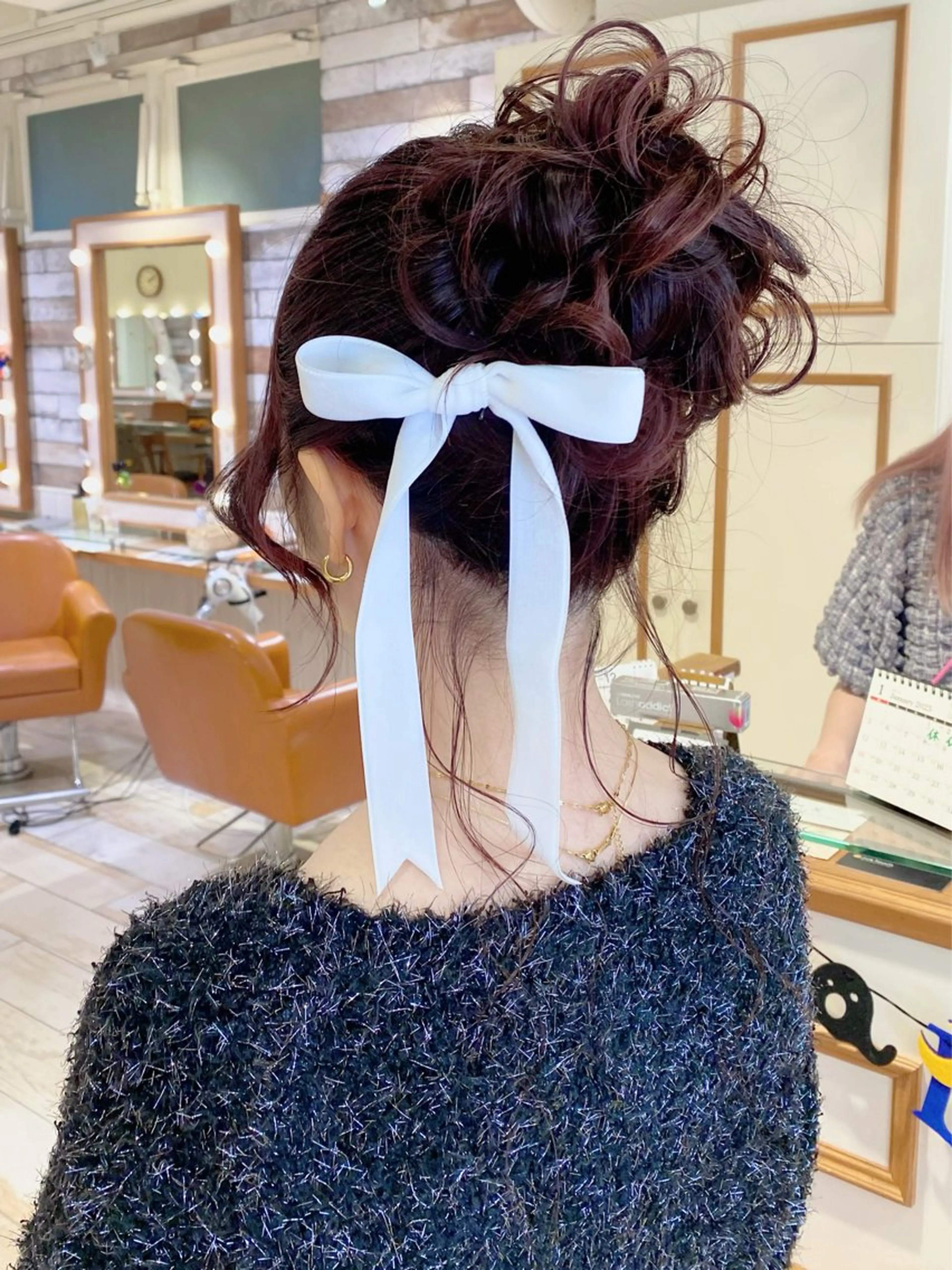 ロング ヘアセット 🌸小島友梨香🌸 ブリーチカラーのヘアスタイル