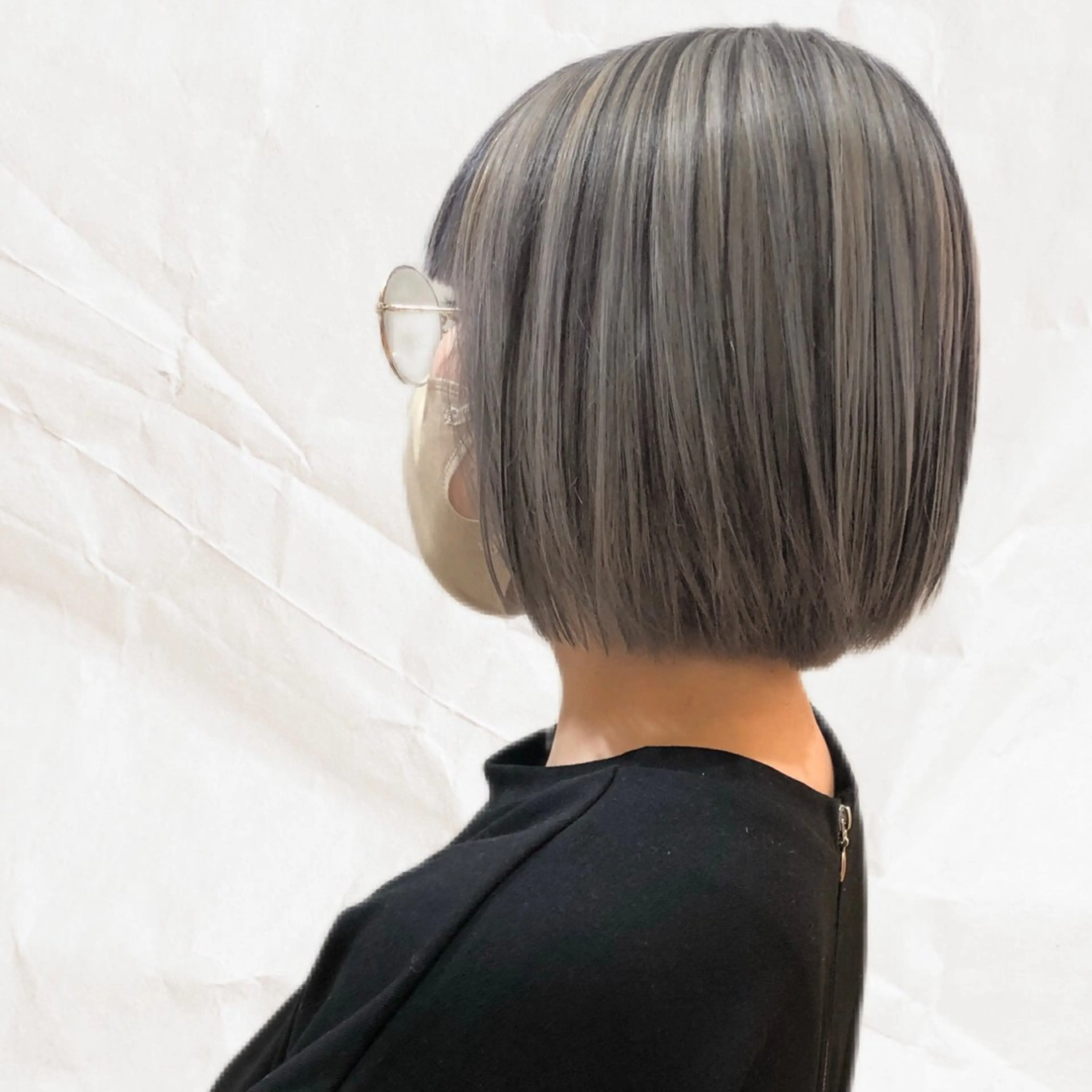 ミディアム カラー ダブルカラー ヘアルーム カフーのヘアスタイル