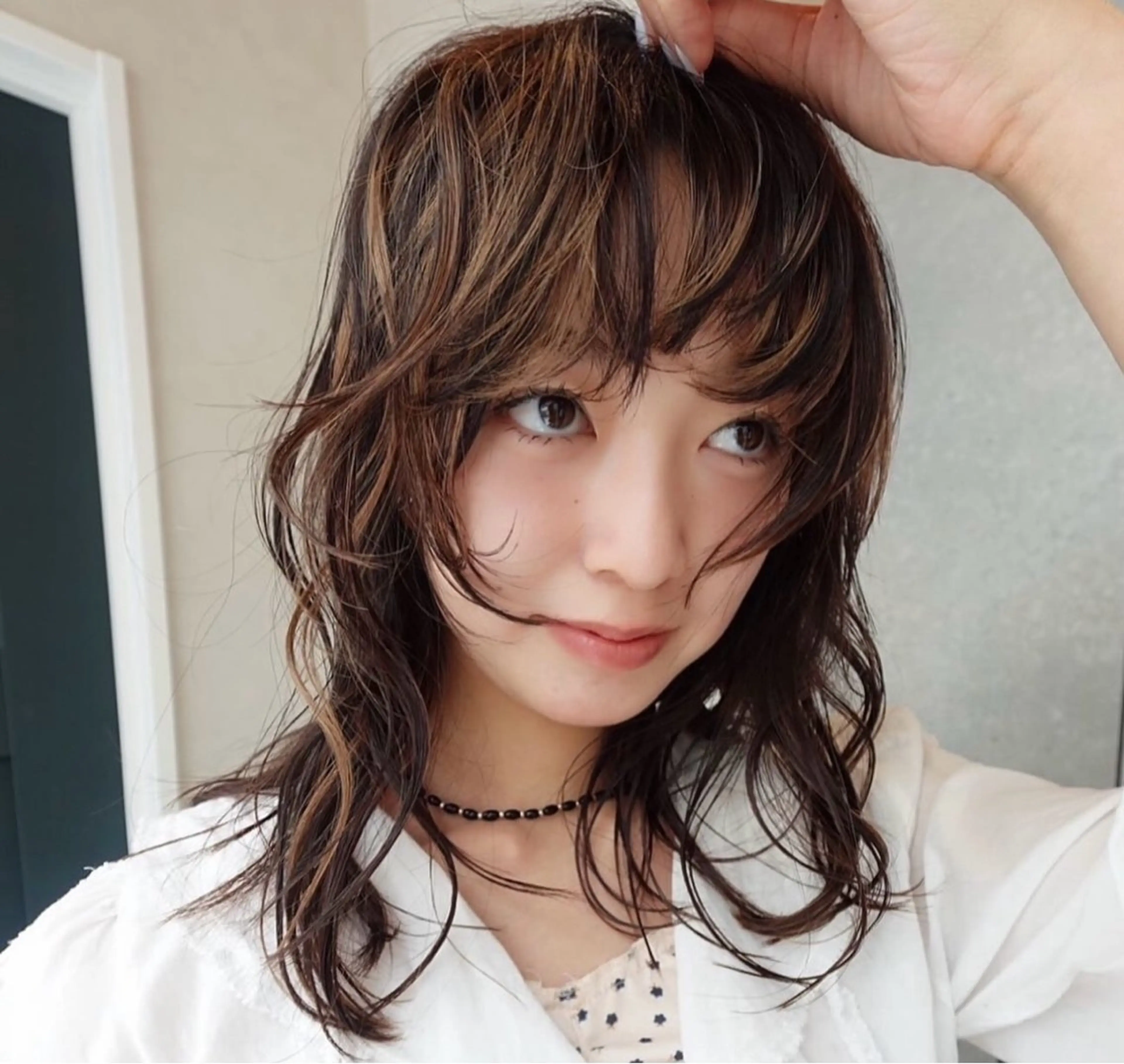 ミディアム ヘアカラー トリートメント udaハイトーン /ボブ/レイヤーのヘアスタイル