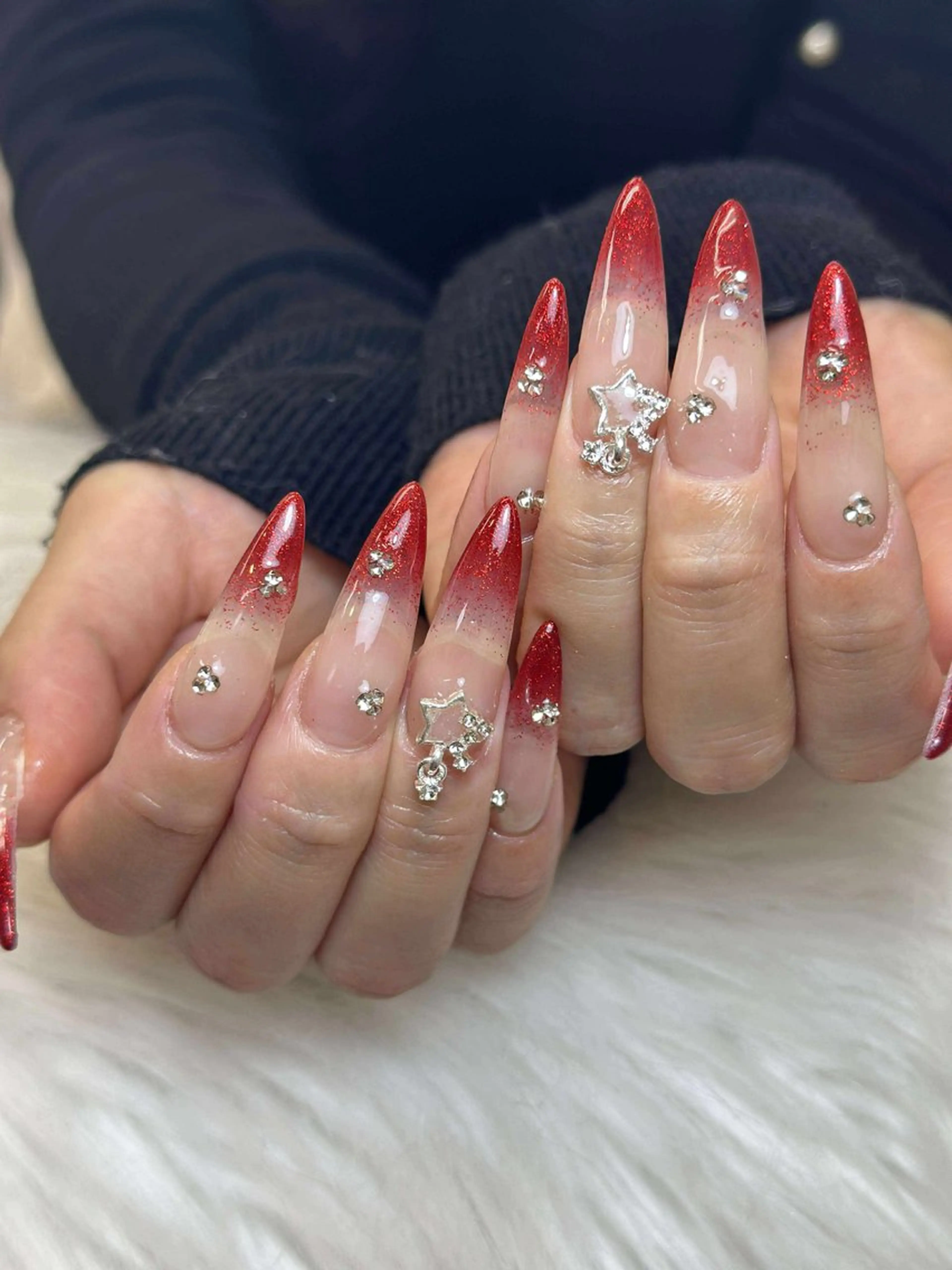 ネイル アートネイル 成人式 ジェルネイル ニュアンスネイル 夏ネイル ハンドネイル NIE MoMoのネイルデザイン