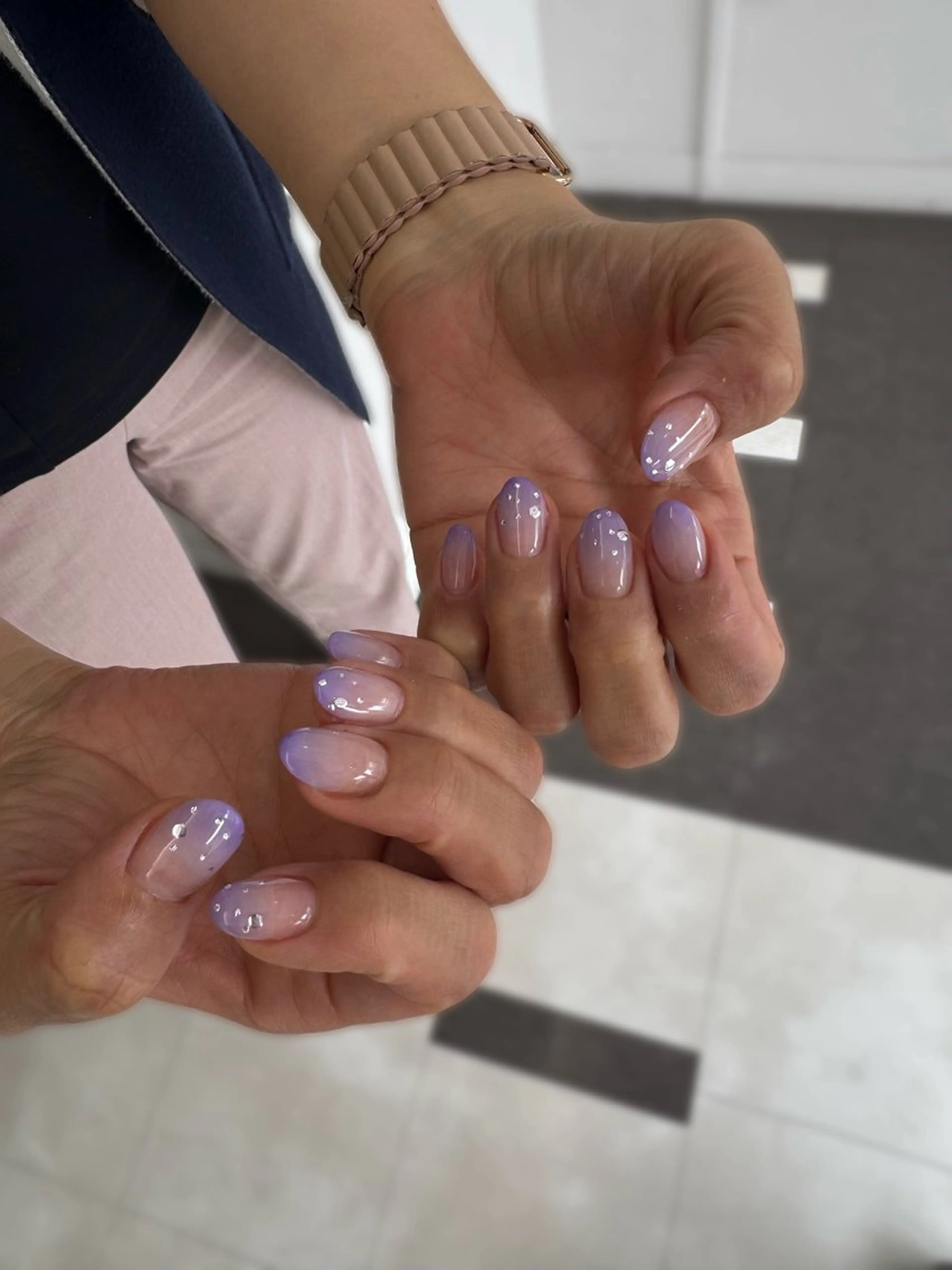 ネイル ホログラムネイル ハンドネイル emunail 東梅田/西天満のネイルデザイン