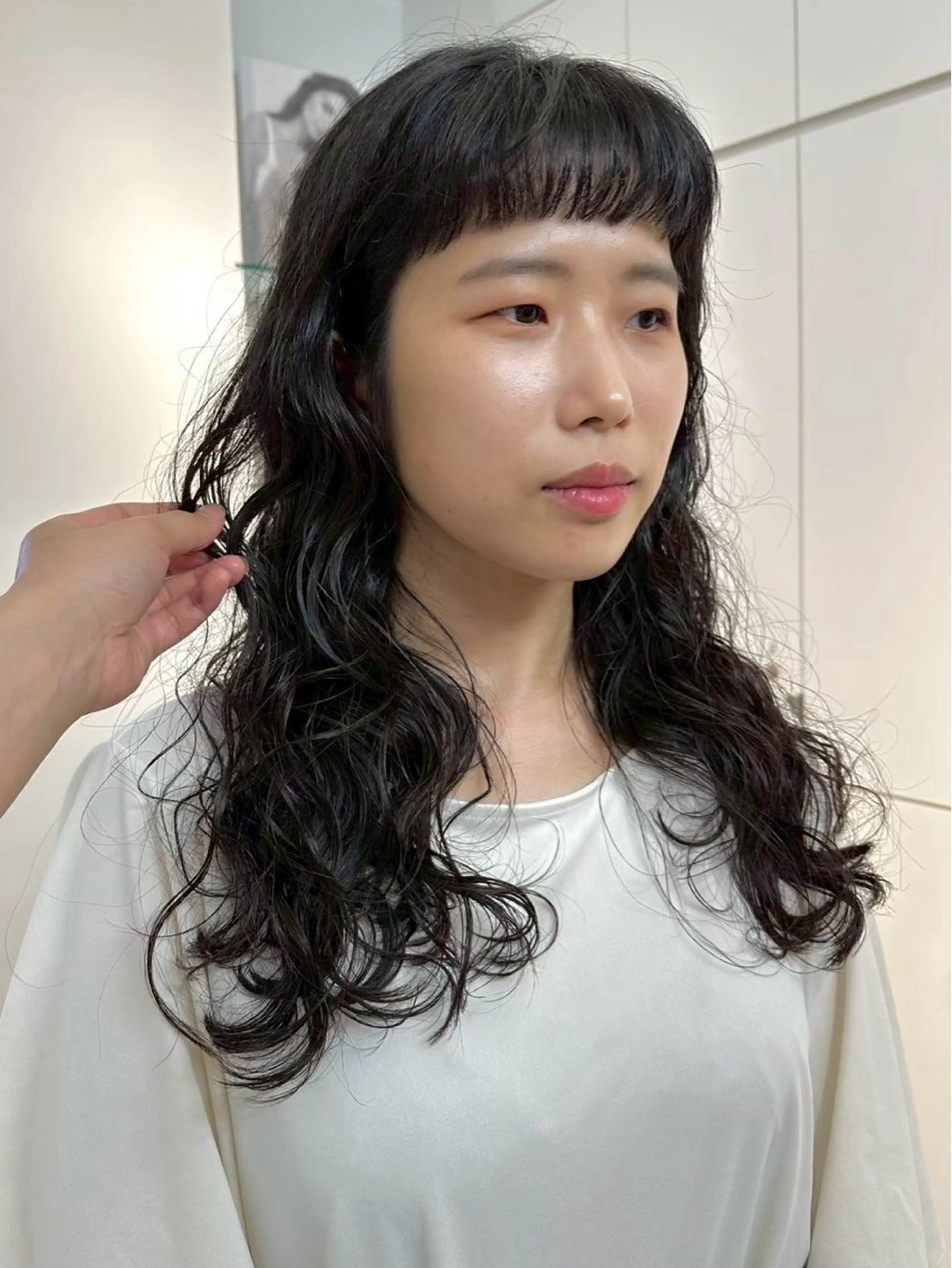 ロング パーマ 骨格補正ショート/ パーマ🌸さくら🌸のヘアスタイル