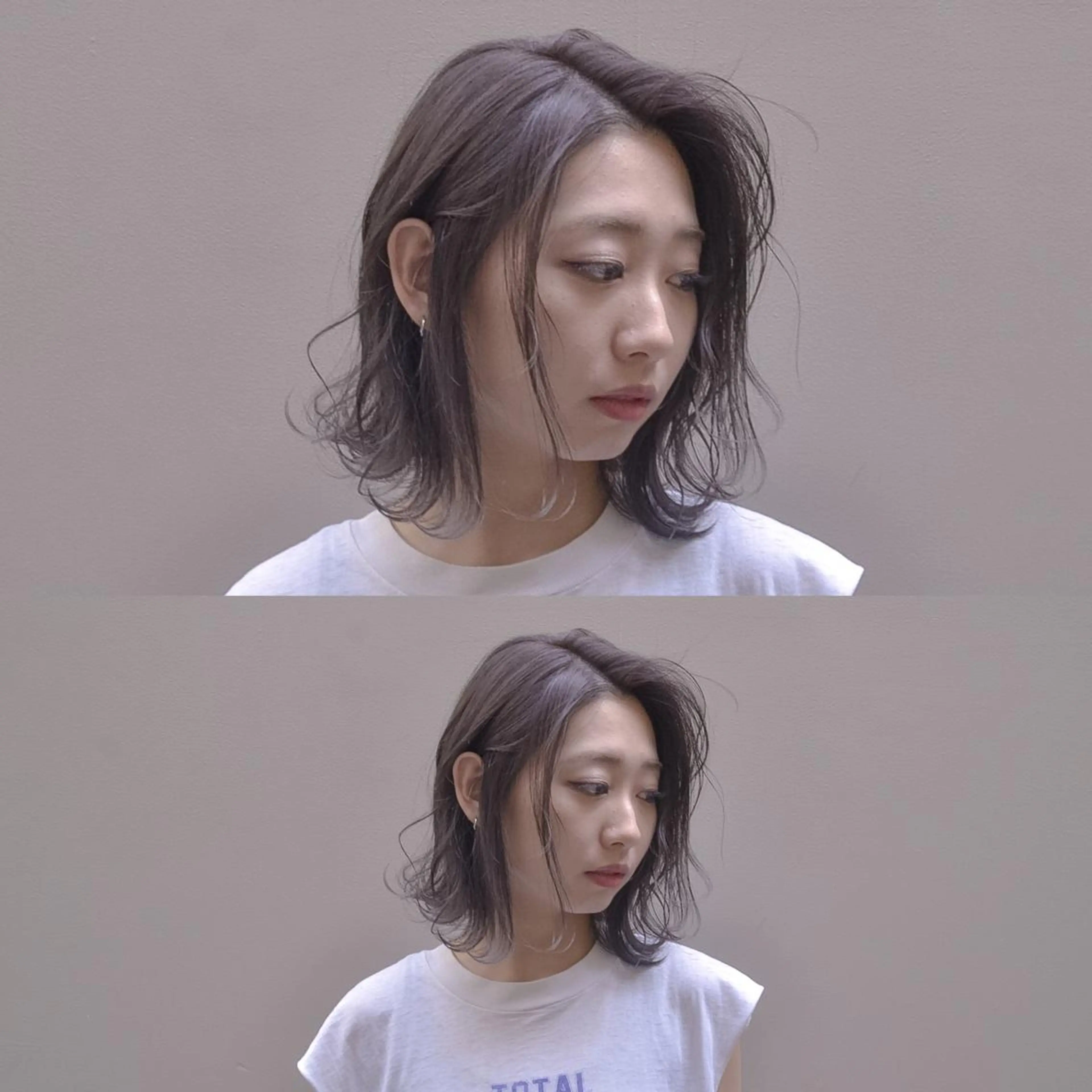 ミディアム カラー カット ヘアカラー トリートメント 堀江/心斎橋/西大橋 四ツ橋【Vers】のヘアスタイル