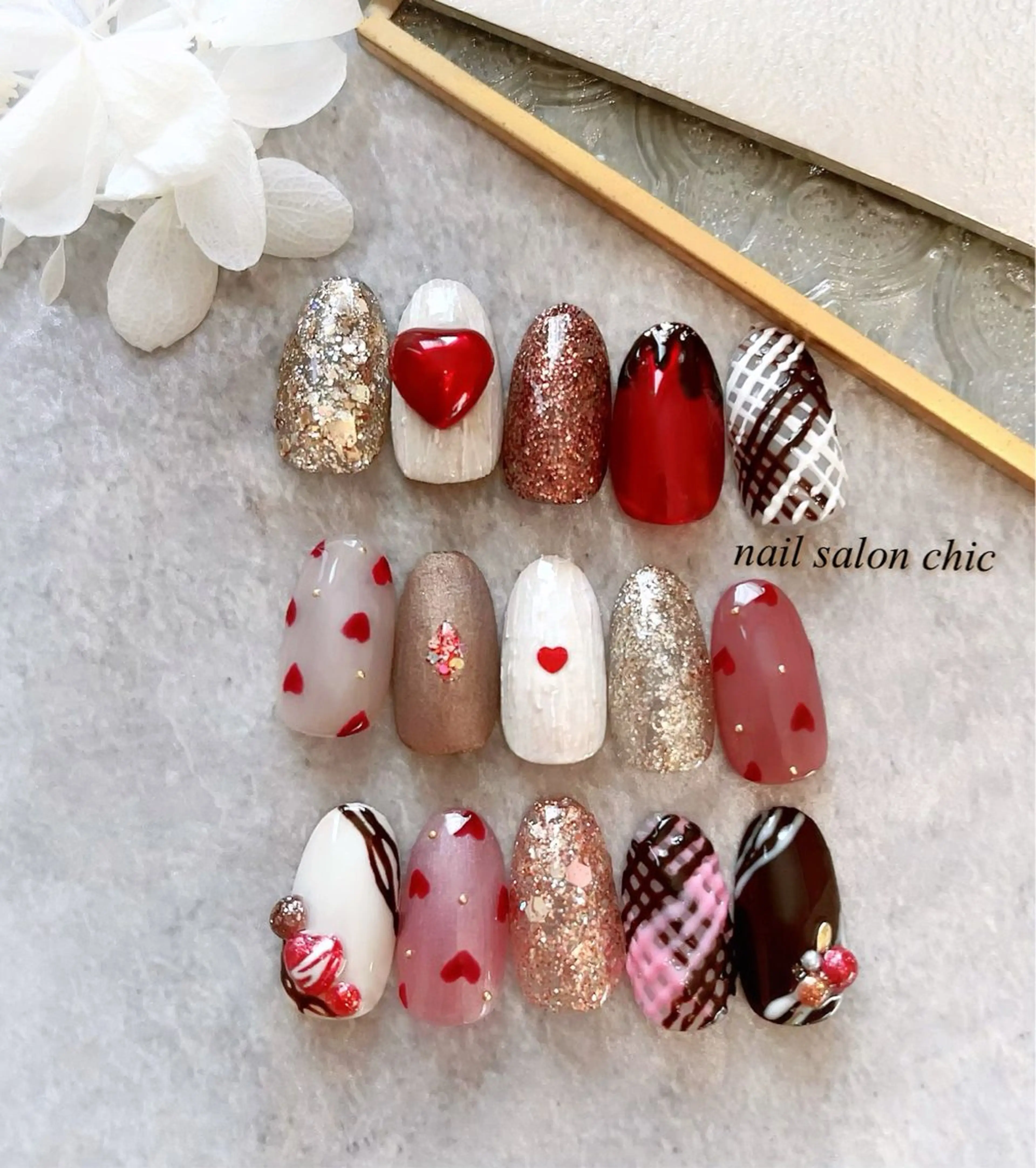 ネイル ワンカラーネイル シンプルネイル nail salon chicのネイルデザイン