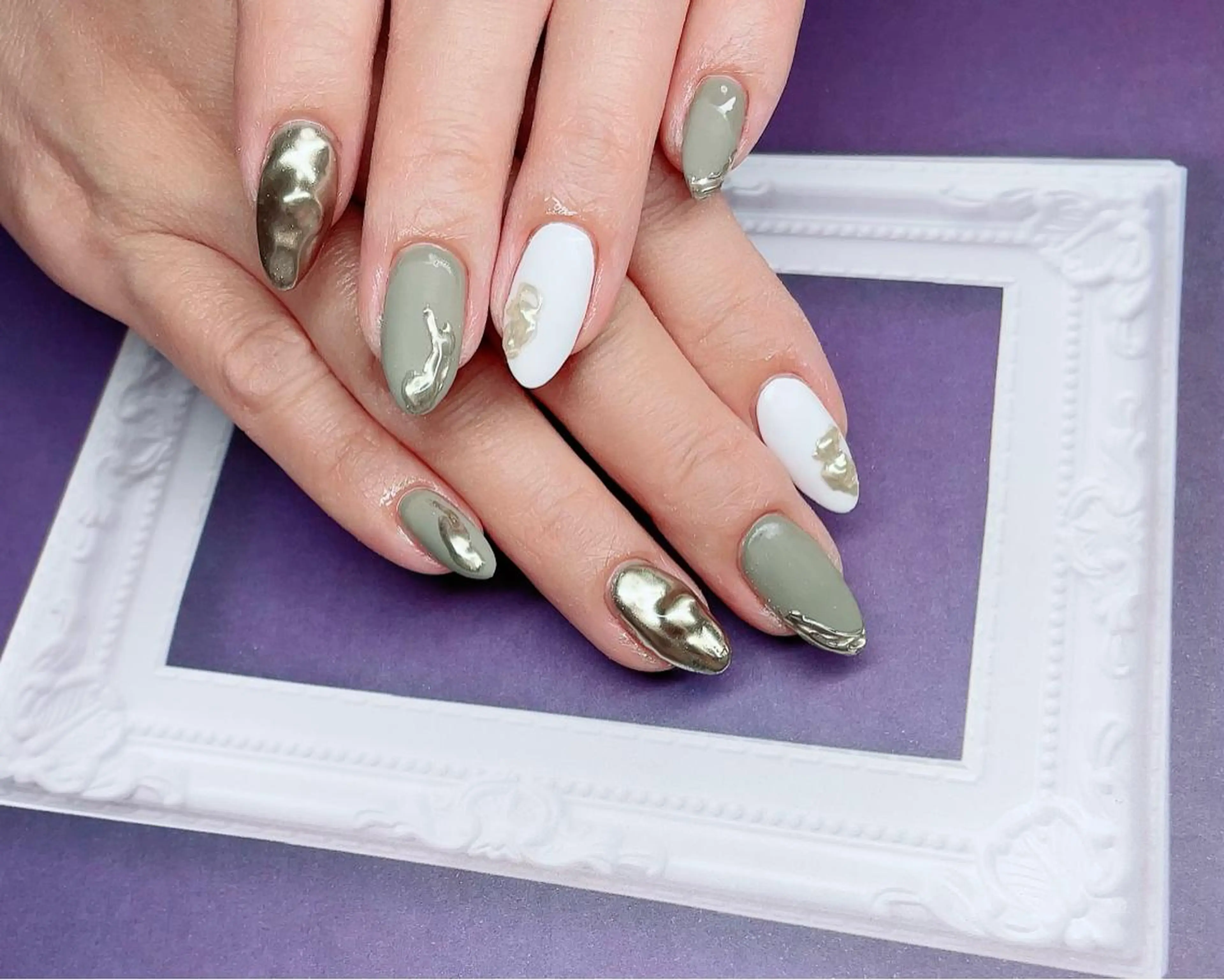 セミロング ネイル ハンドネイル Nail_by N1のネイルデザイン