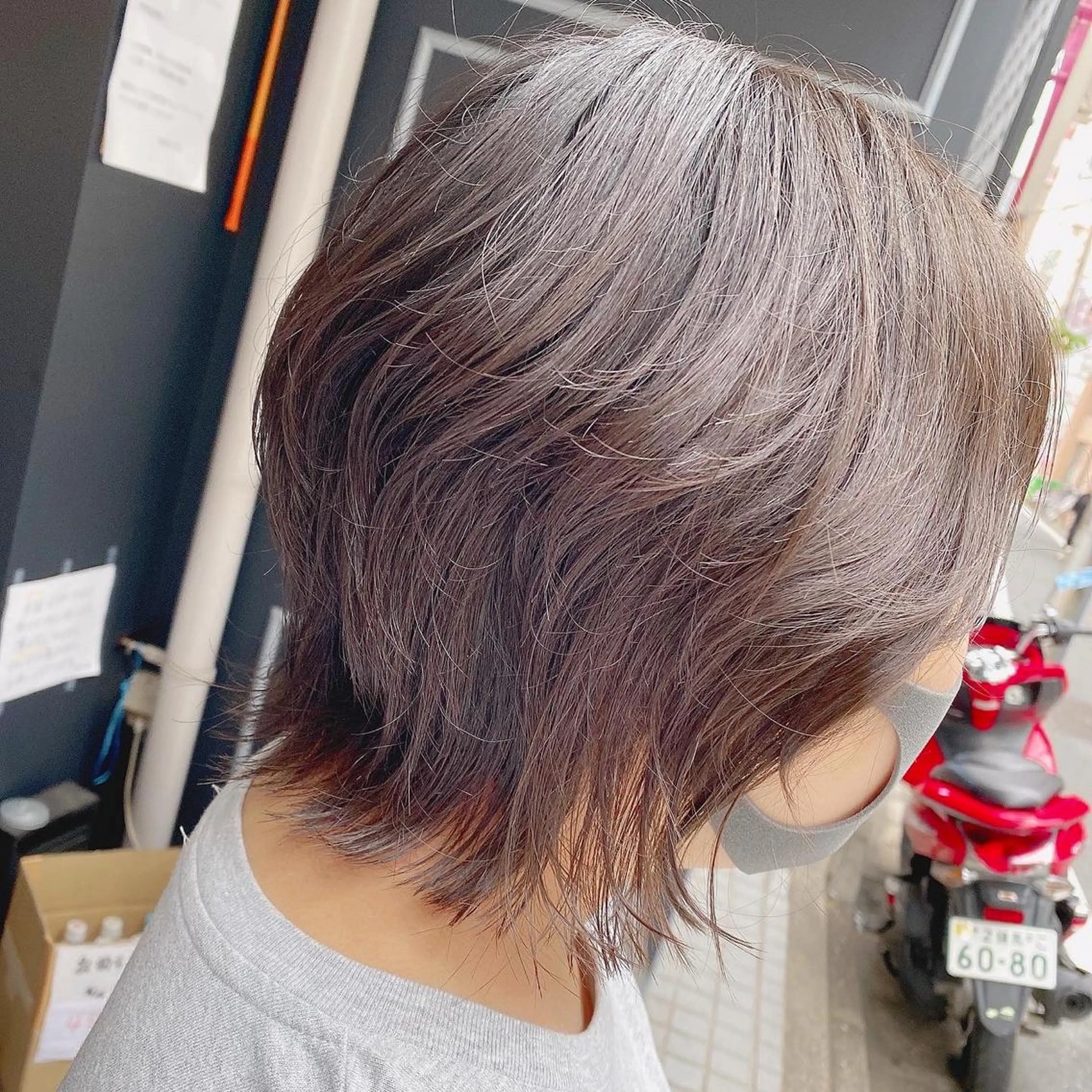 ショート ボブレイヤー ボブ くびれヘア レイヤーカット 髪質改善特化 安東駿介のヘアスタイル