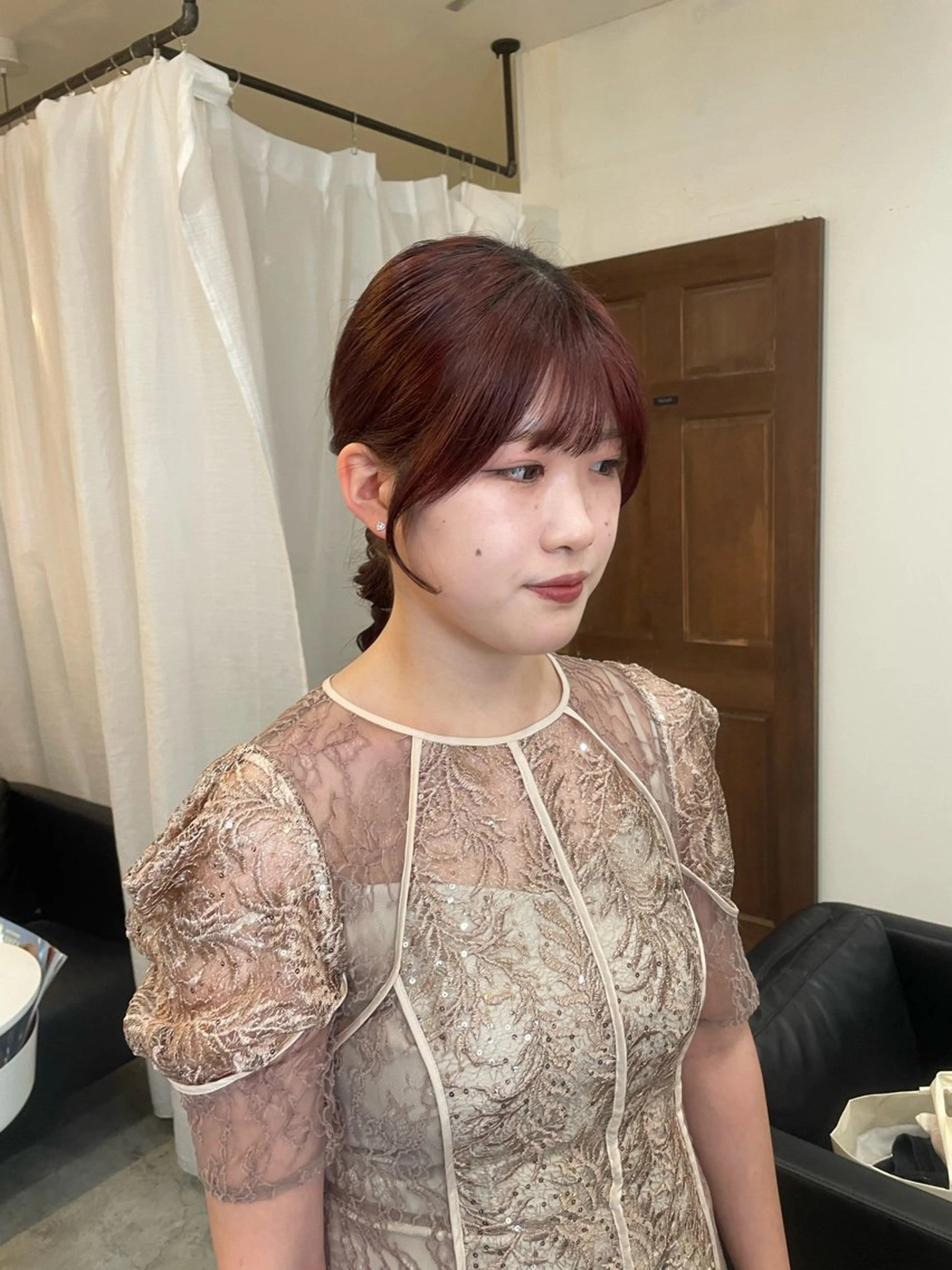 セミロング 顔周りカット 顔周りカット 🎀サヤカ🎀のヘアスタイル