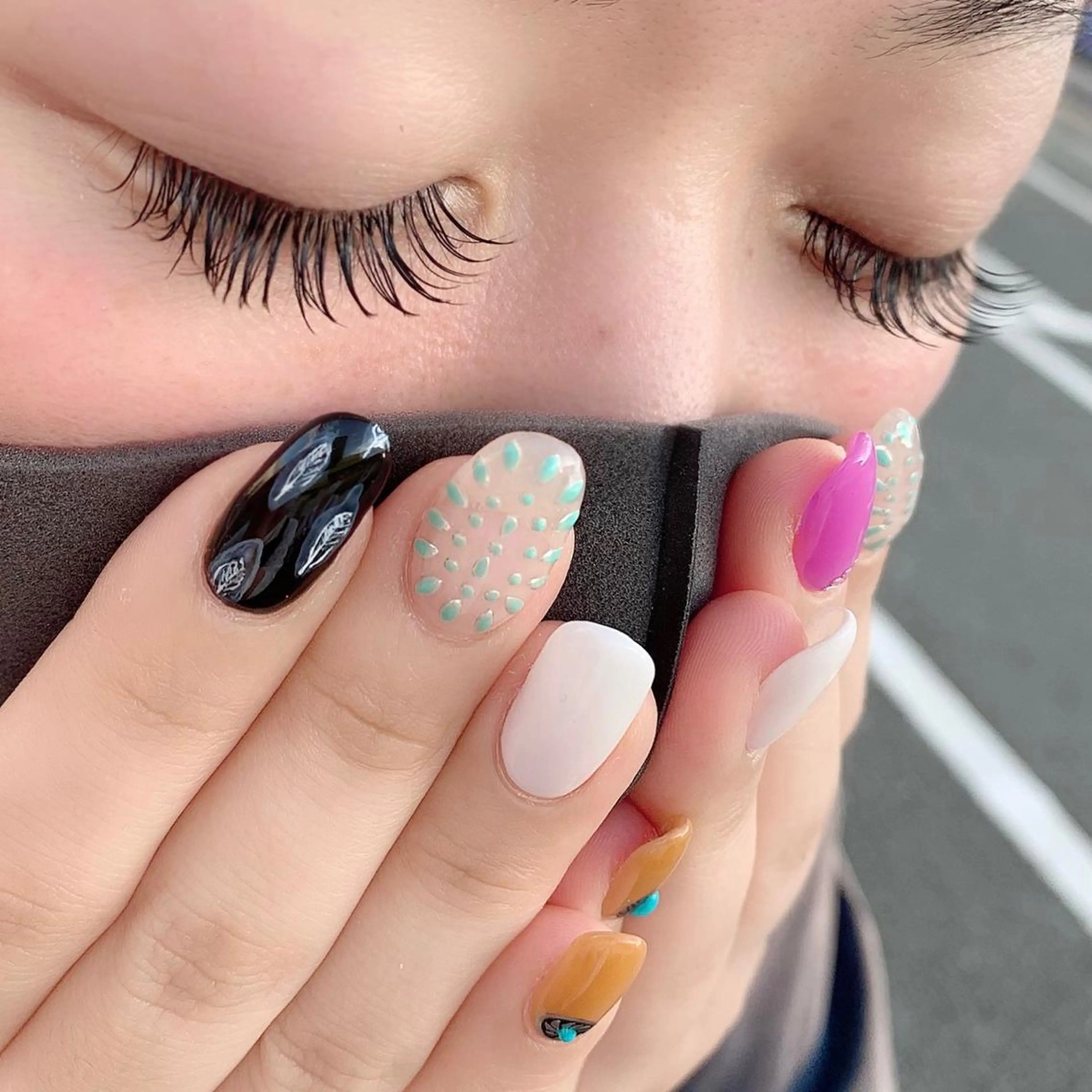 ネイル マツエク・マツパ フラットラッシュ LiTA. hamasen安田のマツエク・マツパデザイン