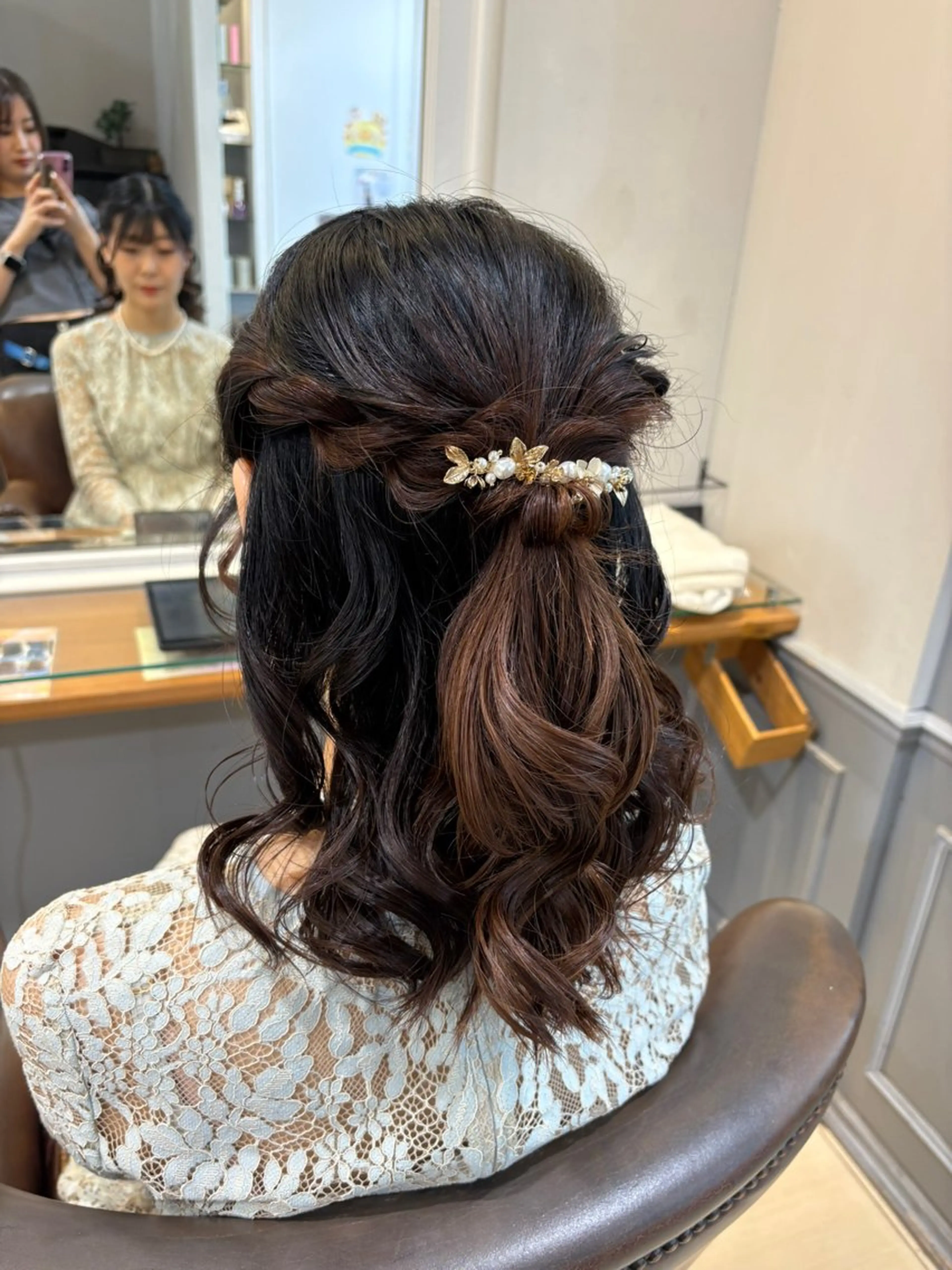 ヘアアレンジ 韓国ヘアー🇰🇷 MIWAのヘアスタイル