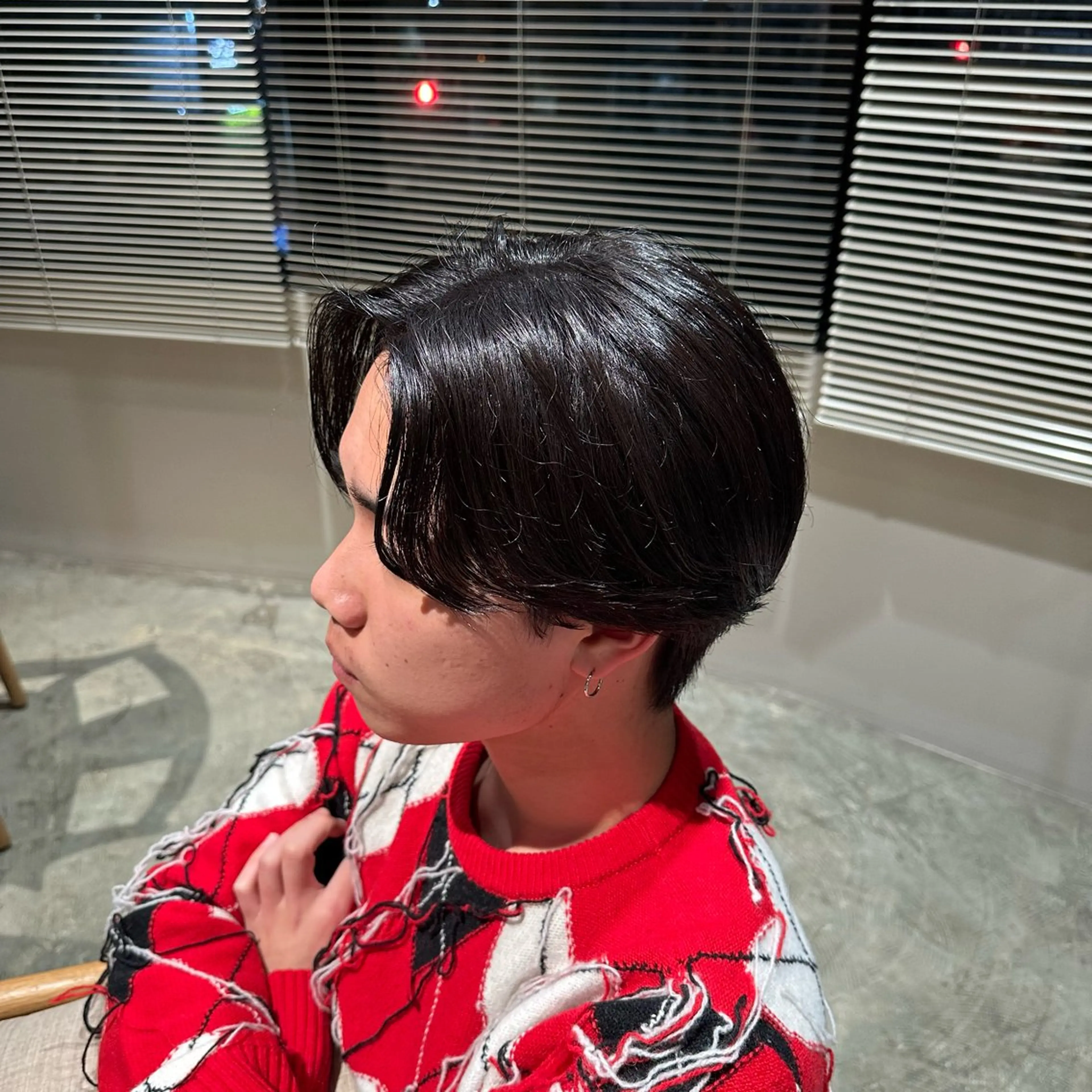 カラー メンズ みなみ/韓国ボブ/ 韓国レイヤーのヘアスタイル