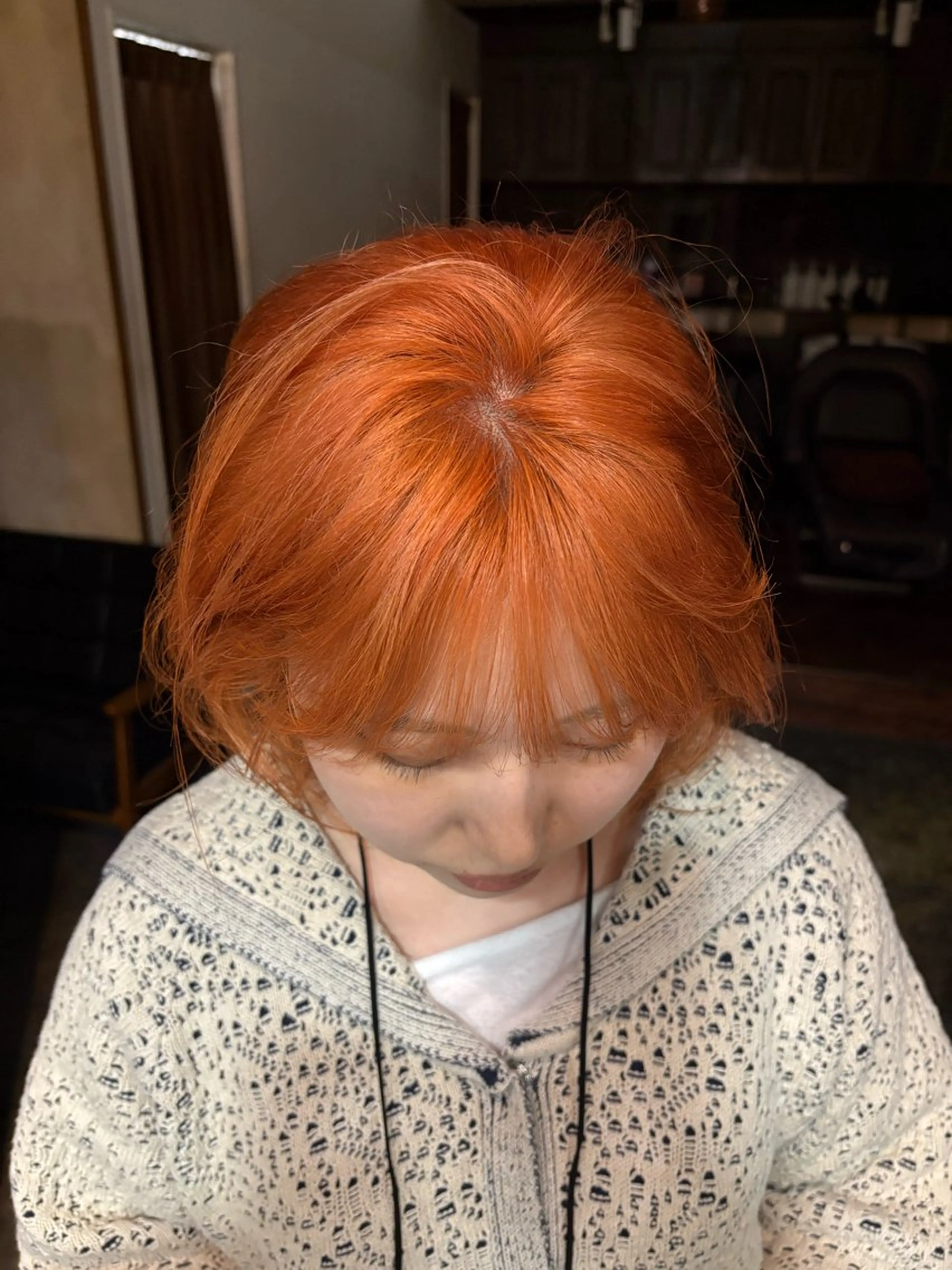 ミディアム ヘアカラー ブリーチ/ハイトーン /心斎橋/カノンのヘアスタイル