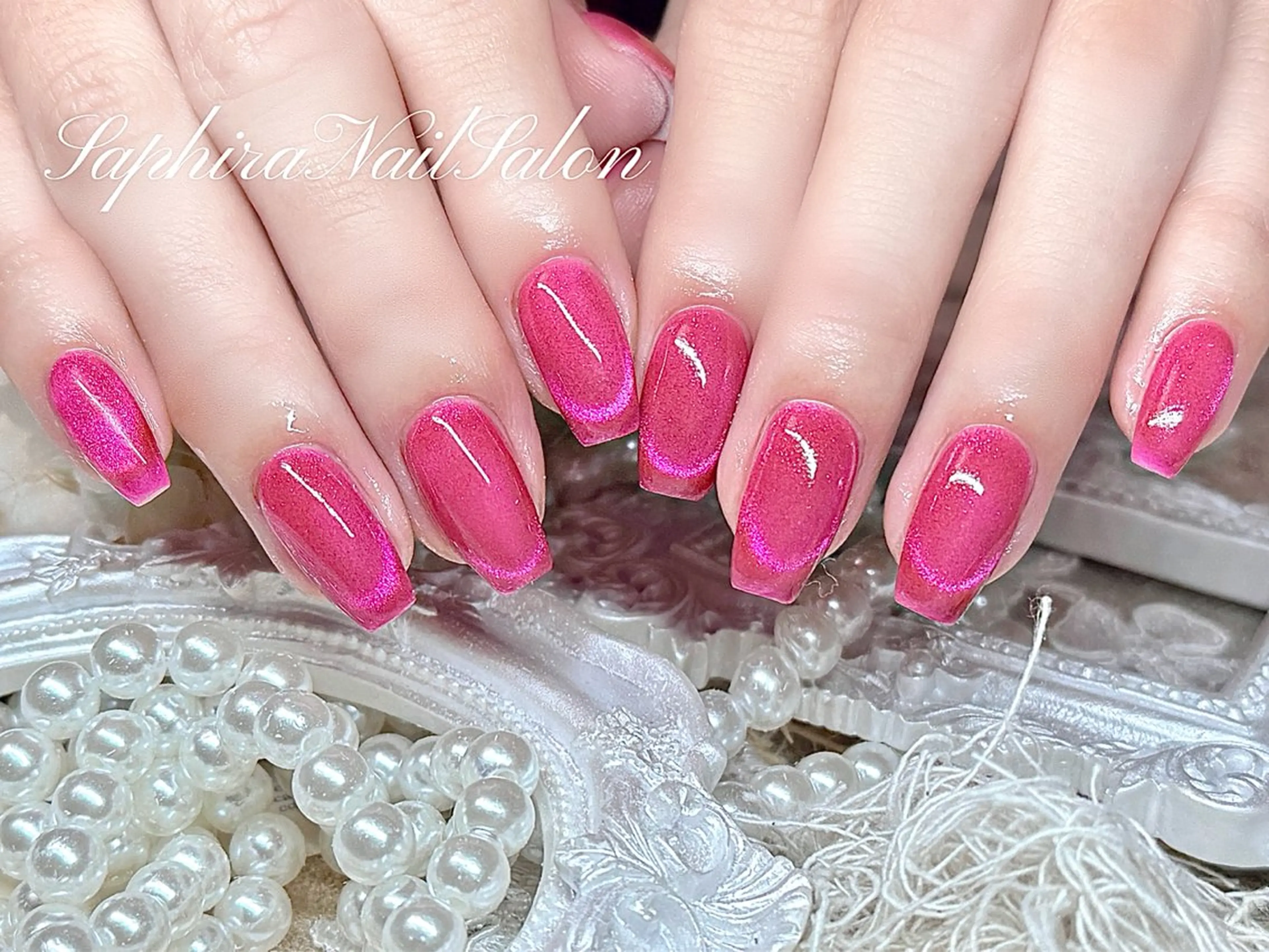 カラー ハンドネイル Saphiraネイル サロン錦糸町のネイルデザイン