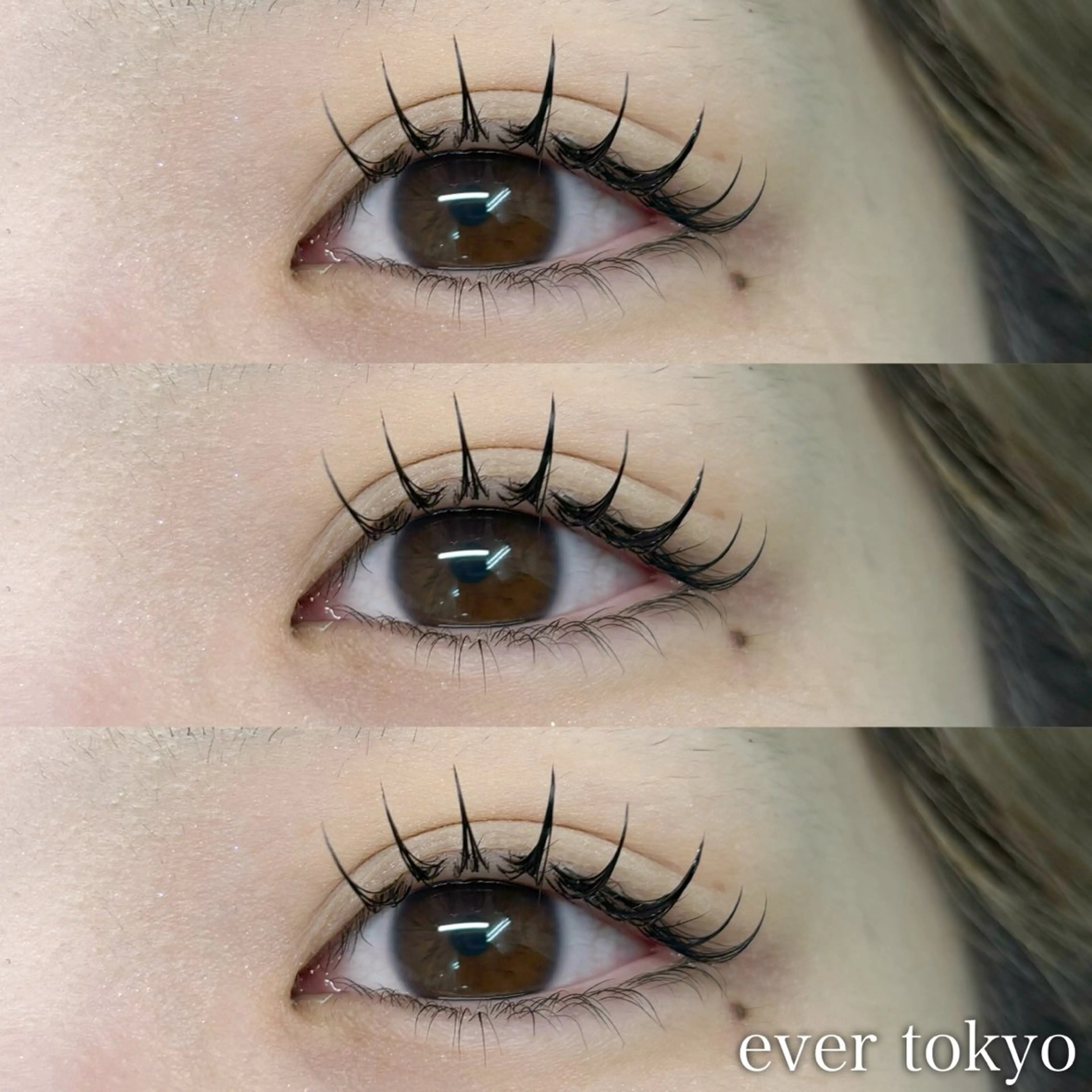 マツエク・マツパ 束感まつ毛 ever tokyo 粕川のマツエク・マツパデザイン