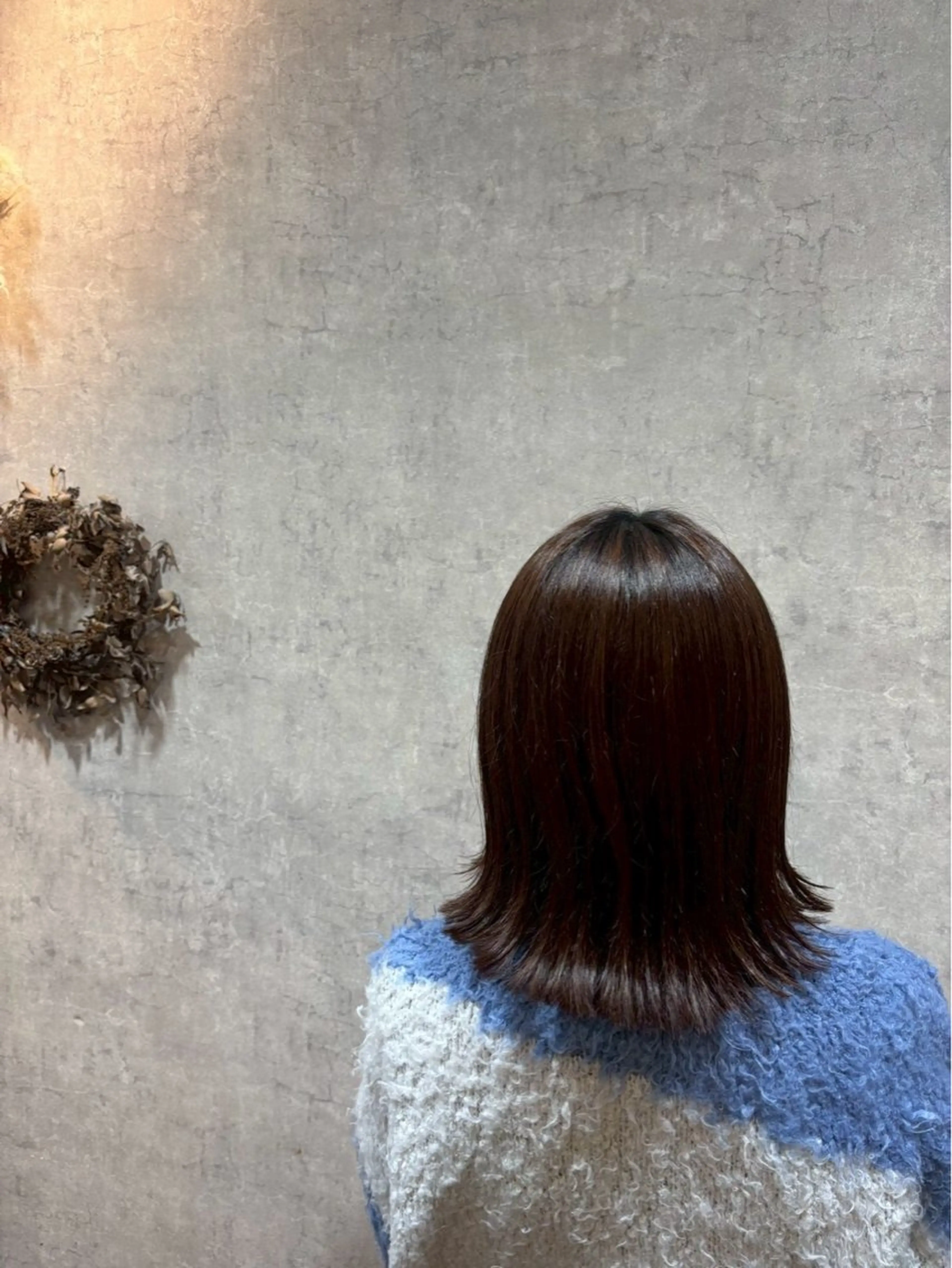 ミディアム カット トリートメント 下山 萌華のヘアスタイル