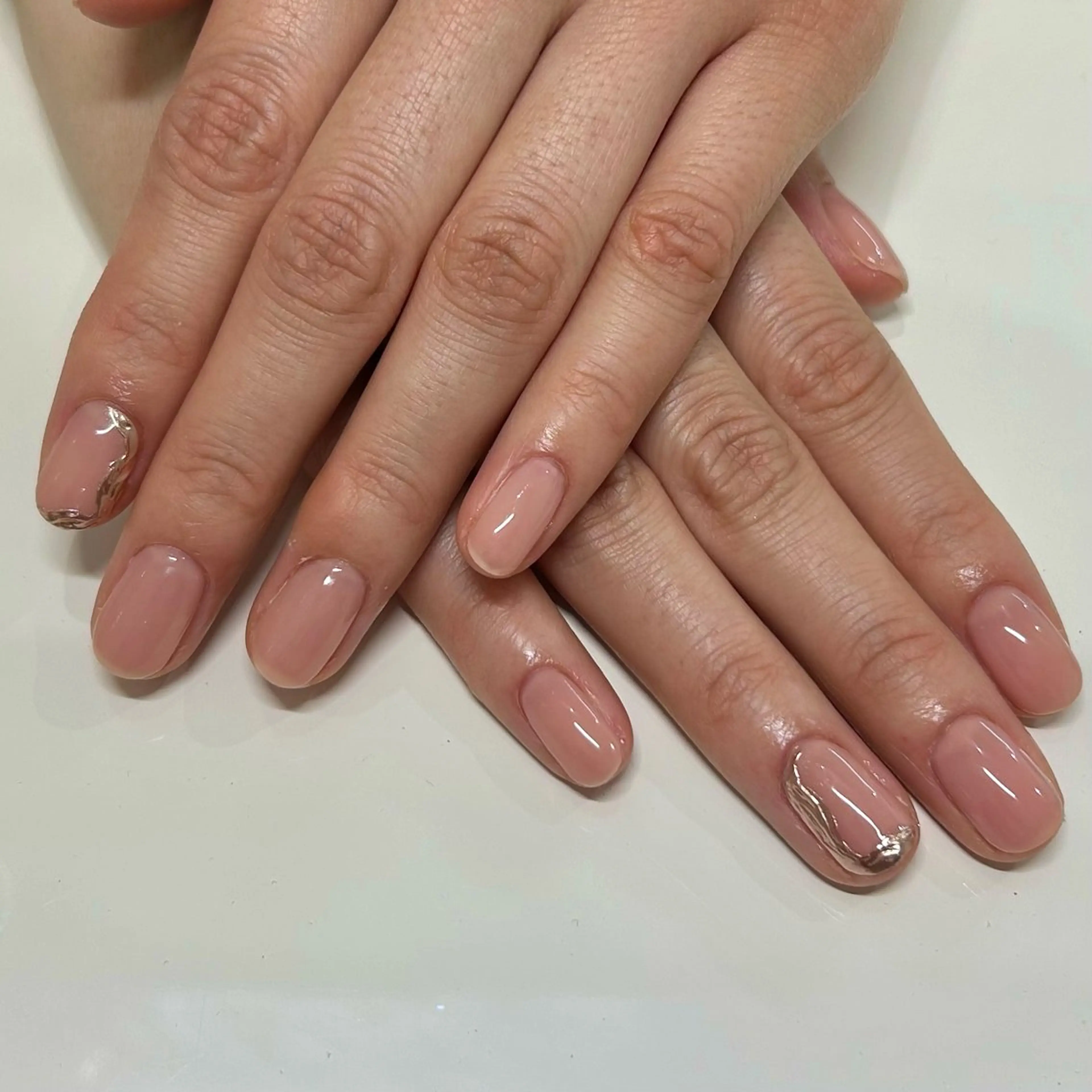 【オフなし】ハンドワンポイントコース💫 ［パラジェル/ワンカラー/所沢］の写真