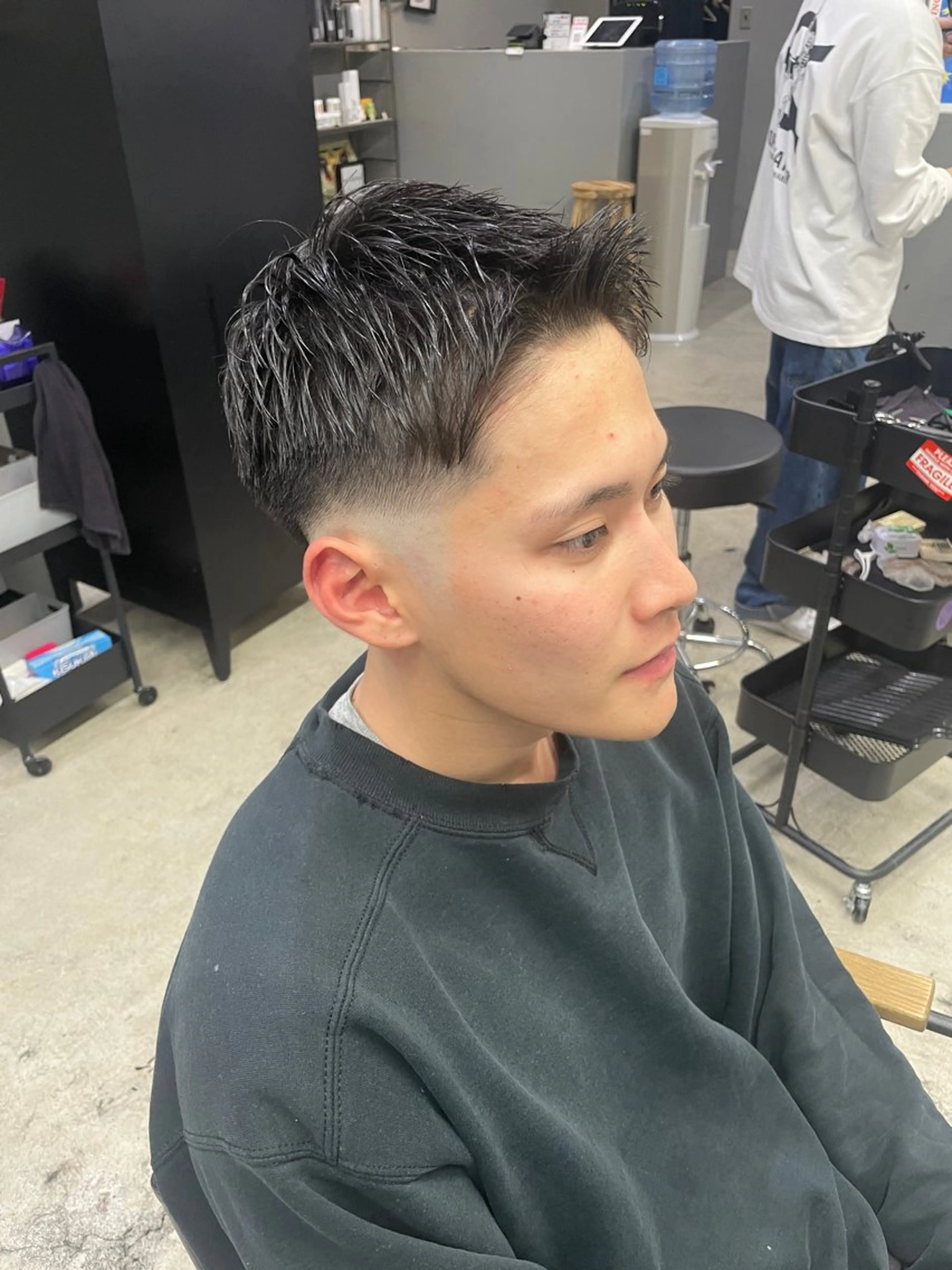 ショート パーマ メンズ メンズ専門サロン wokeのヘアスタイル