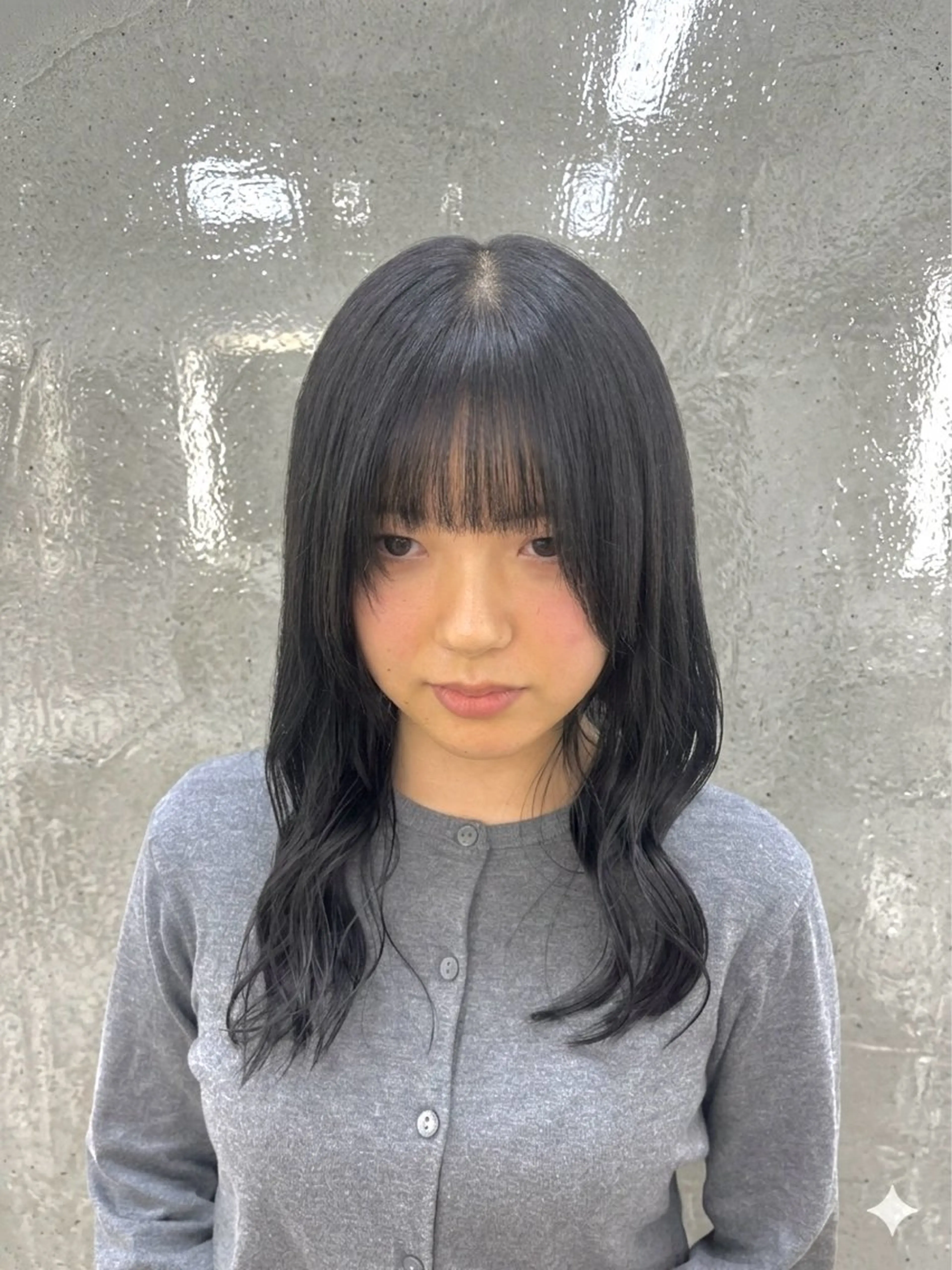 セミロング 【こっくりカラー】 🤎Umi‪🤎のヘアスタイル