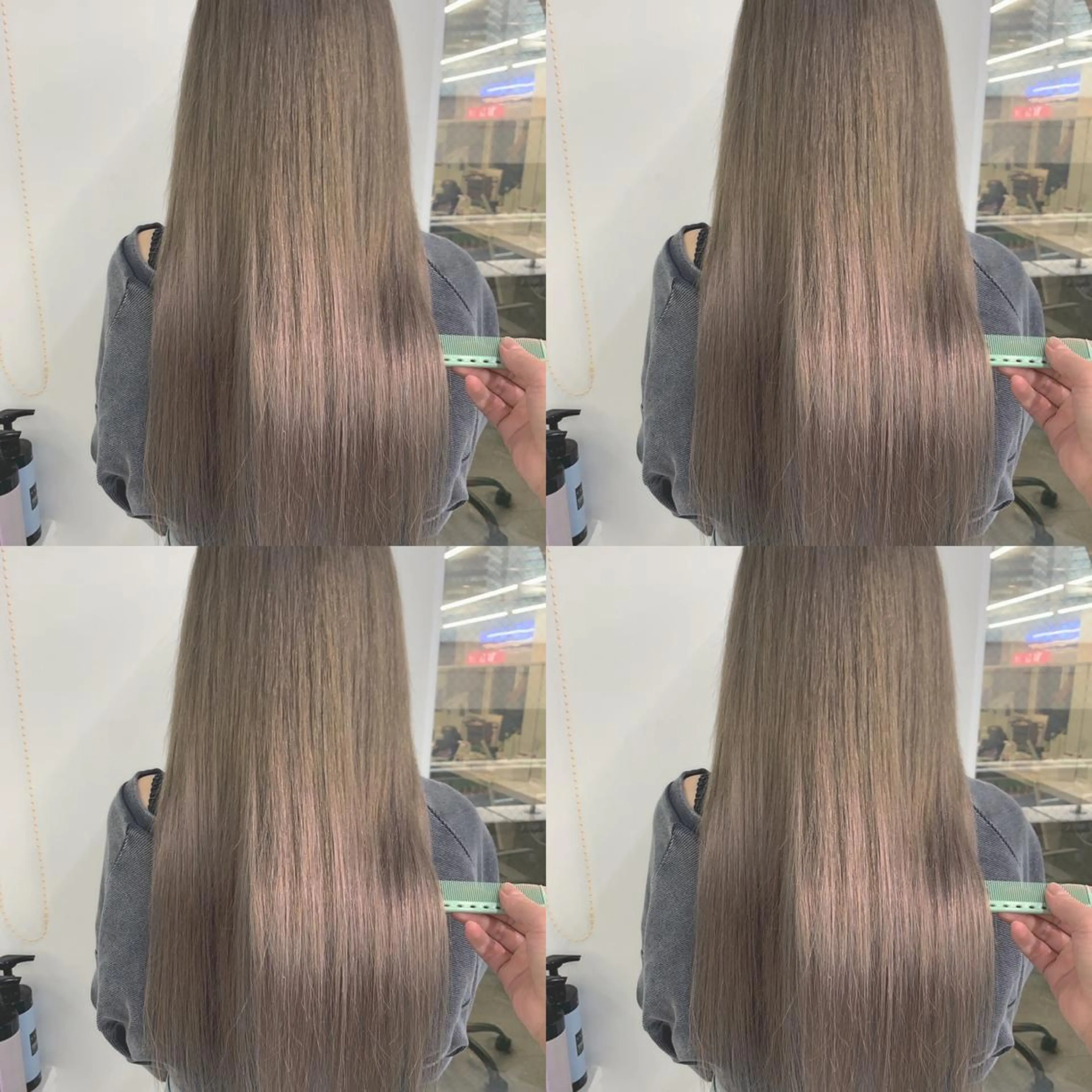 ロング プルエクステ エクステ ハイライト ヨシンモリ 韓国風ヘア エクステ プルエクステ 🖤MIYUのヘアスタイル