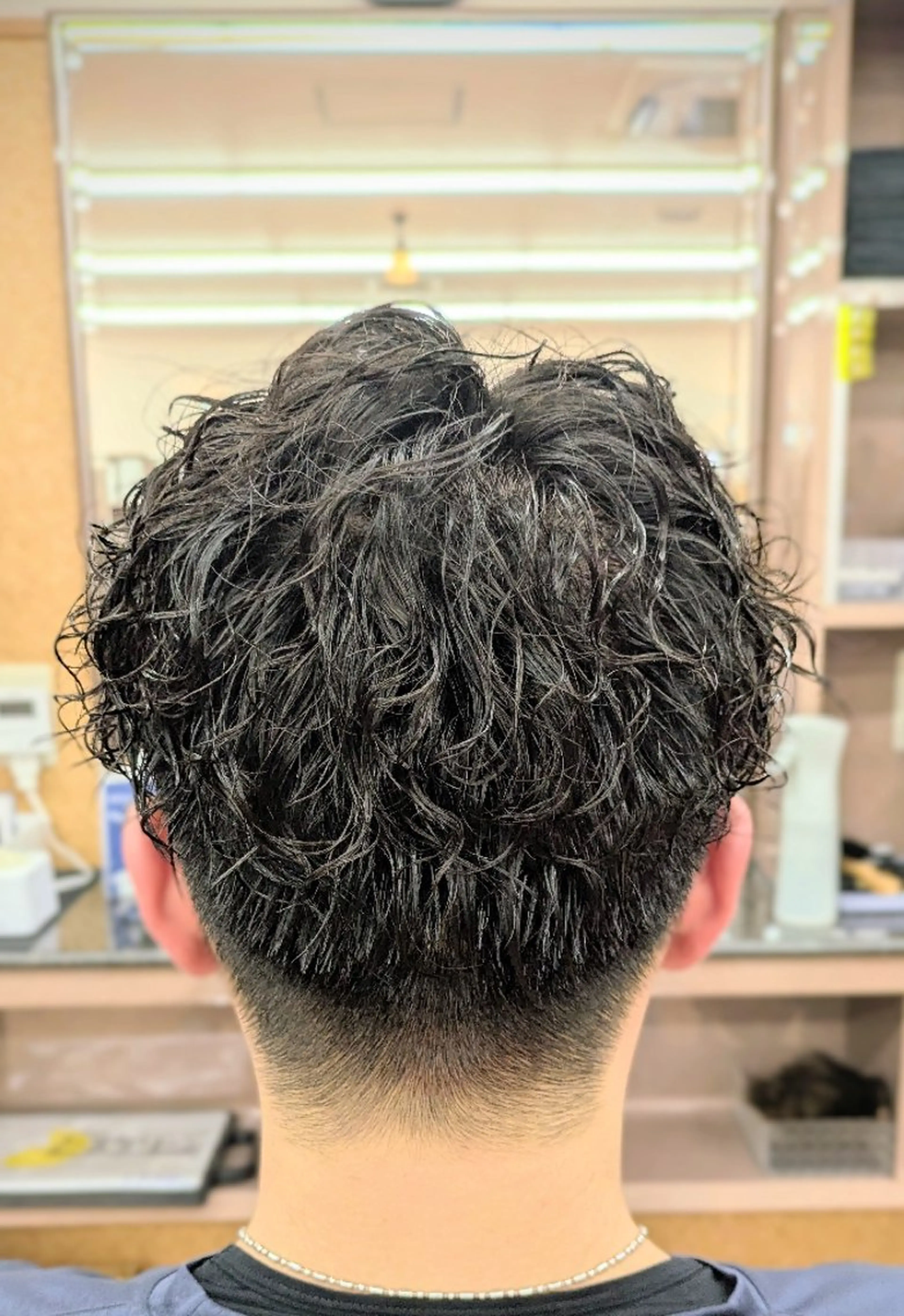ショート パーマ 理容プラージュ燕三条 福井のヘアスタイル