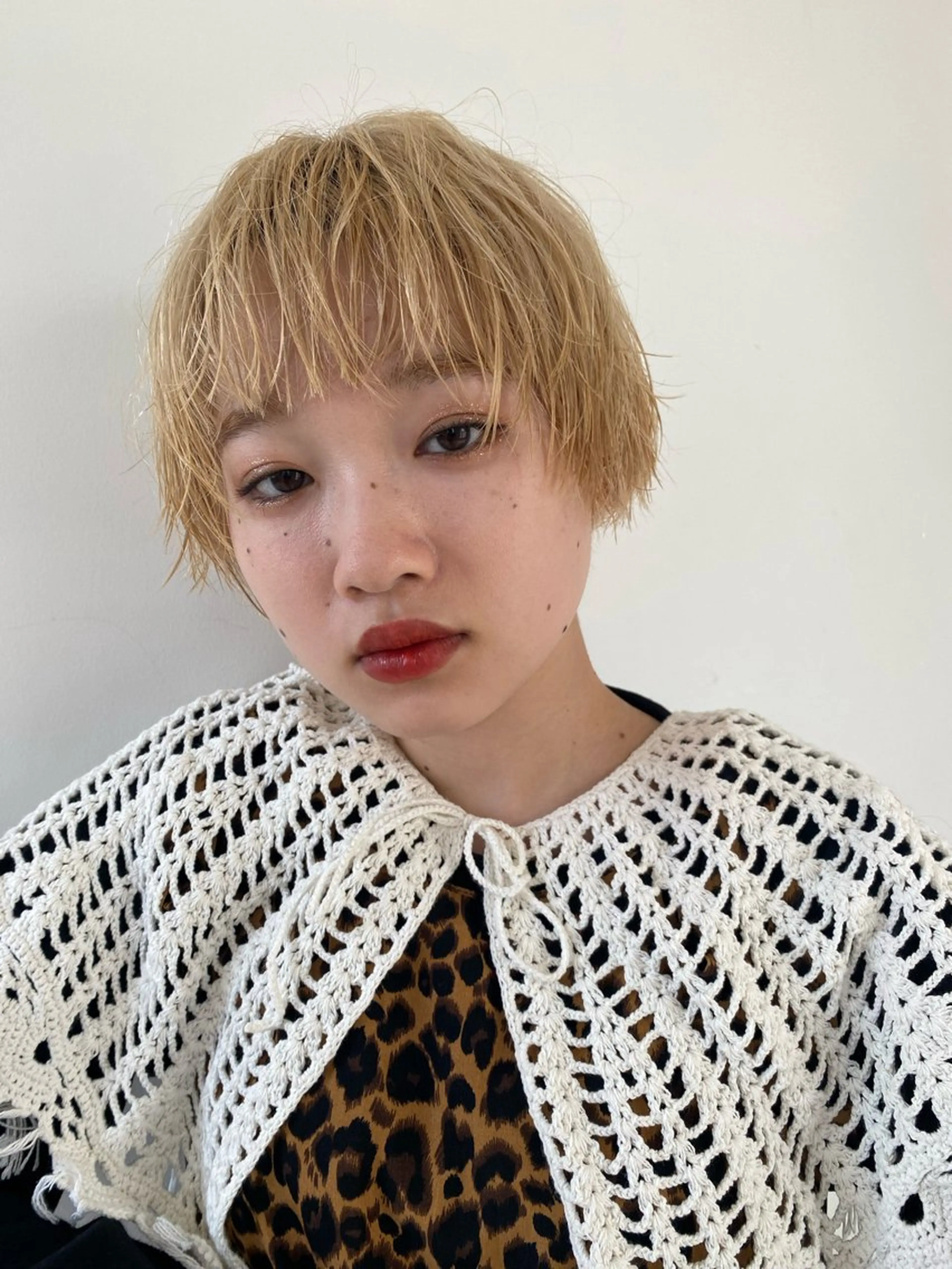 ショート カラー 名古屋栄/ブリーチ/ ボブ🧃木下桃嘉のヘアスタイル