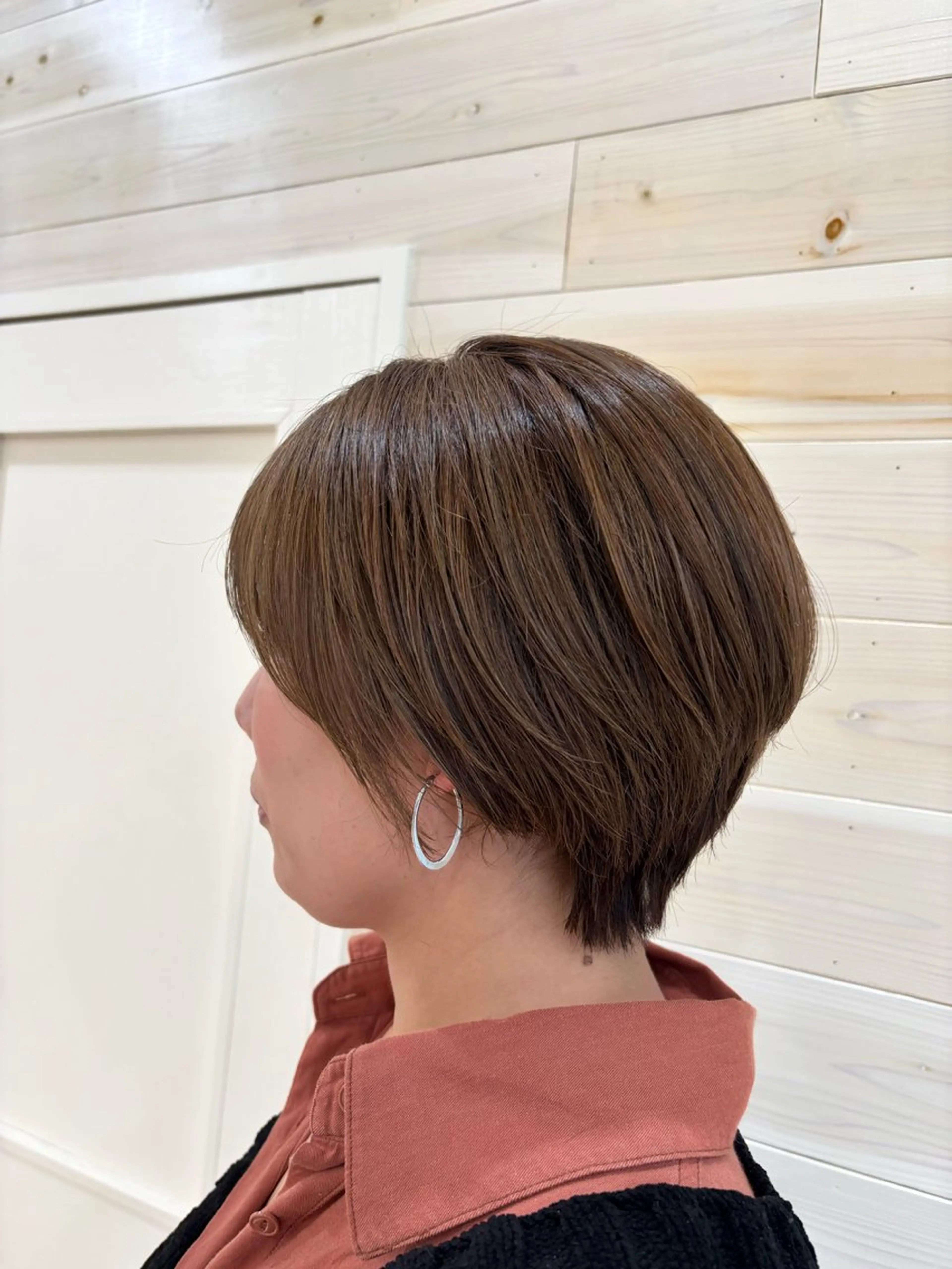 ショート カラー ベージュカラー ブラウンカラー 髪質改善 ショートヘア トリートメント カット ヘアカラー トリートメント 田野倉NEXT店 美髪ニストのヘアスタイル